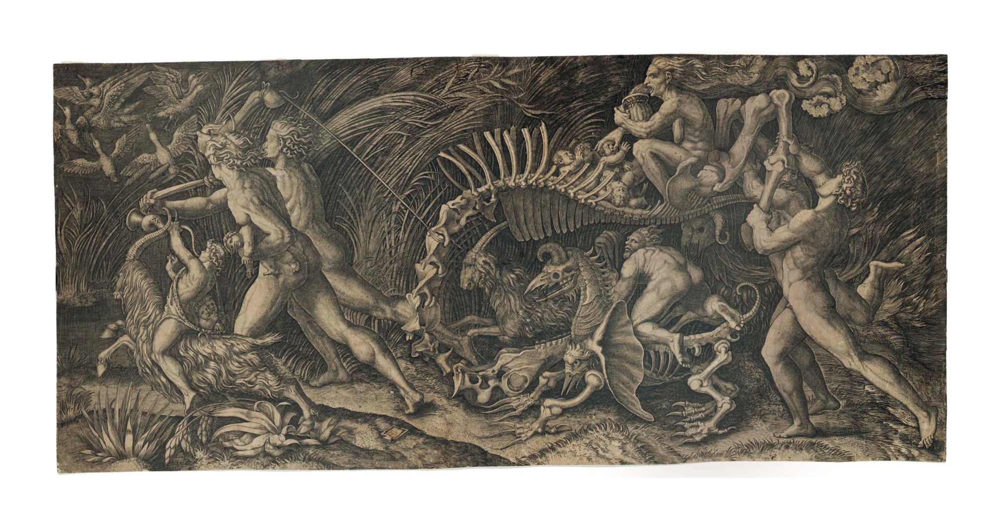 Agostino Veneziano (14901540) , The Carcass (Bartsch 426) Christie's