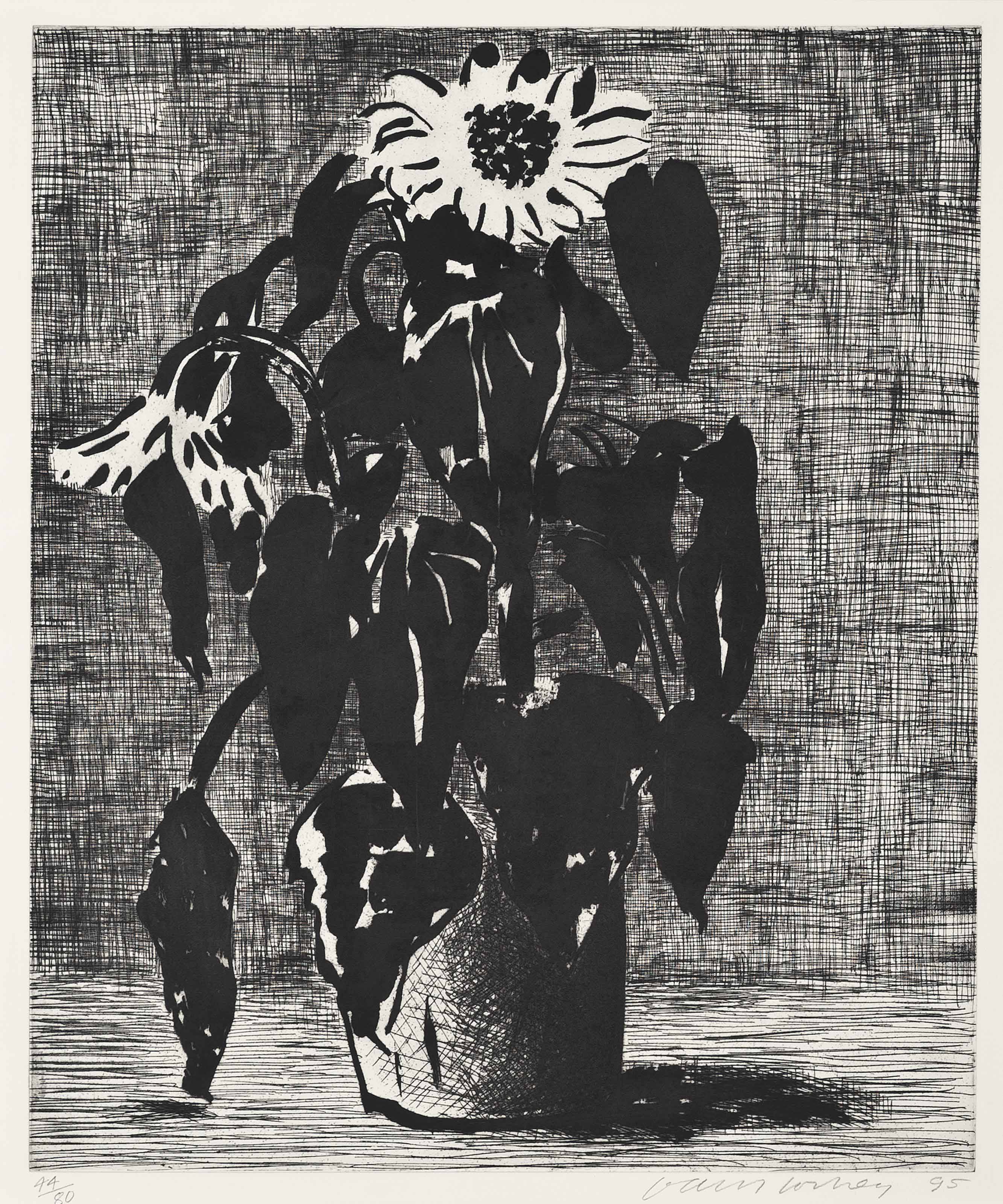 David Hockney (b. 1937) , Sunflowers II (Tokyo 348) | Christie's