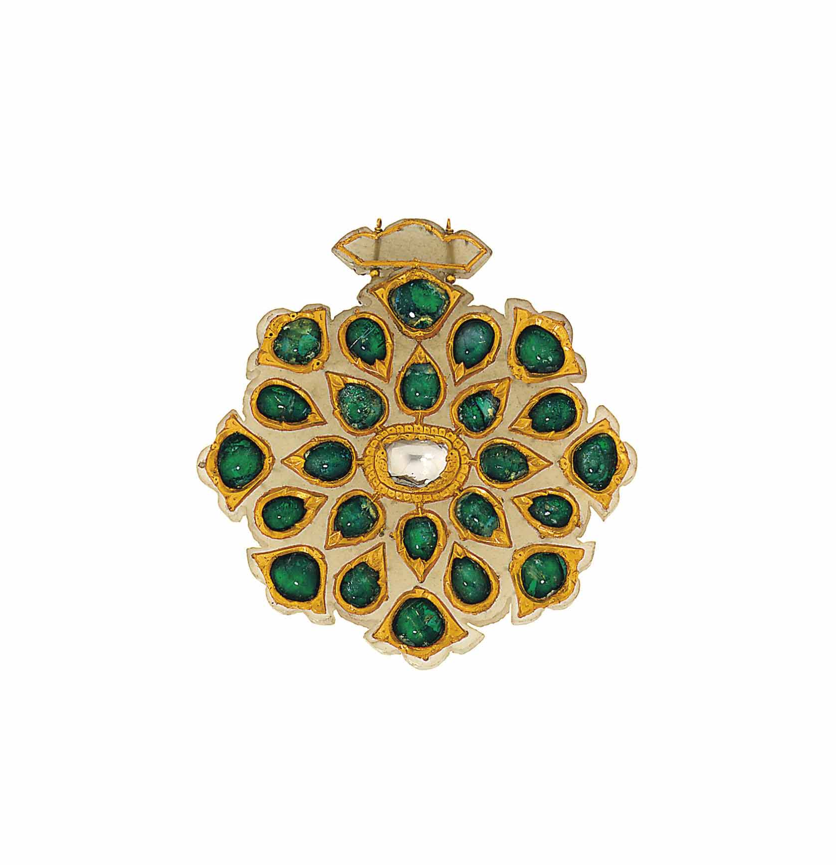 An Indian jadeite jade and diamond pendant Christie's