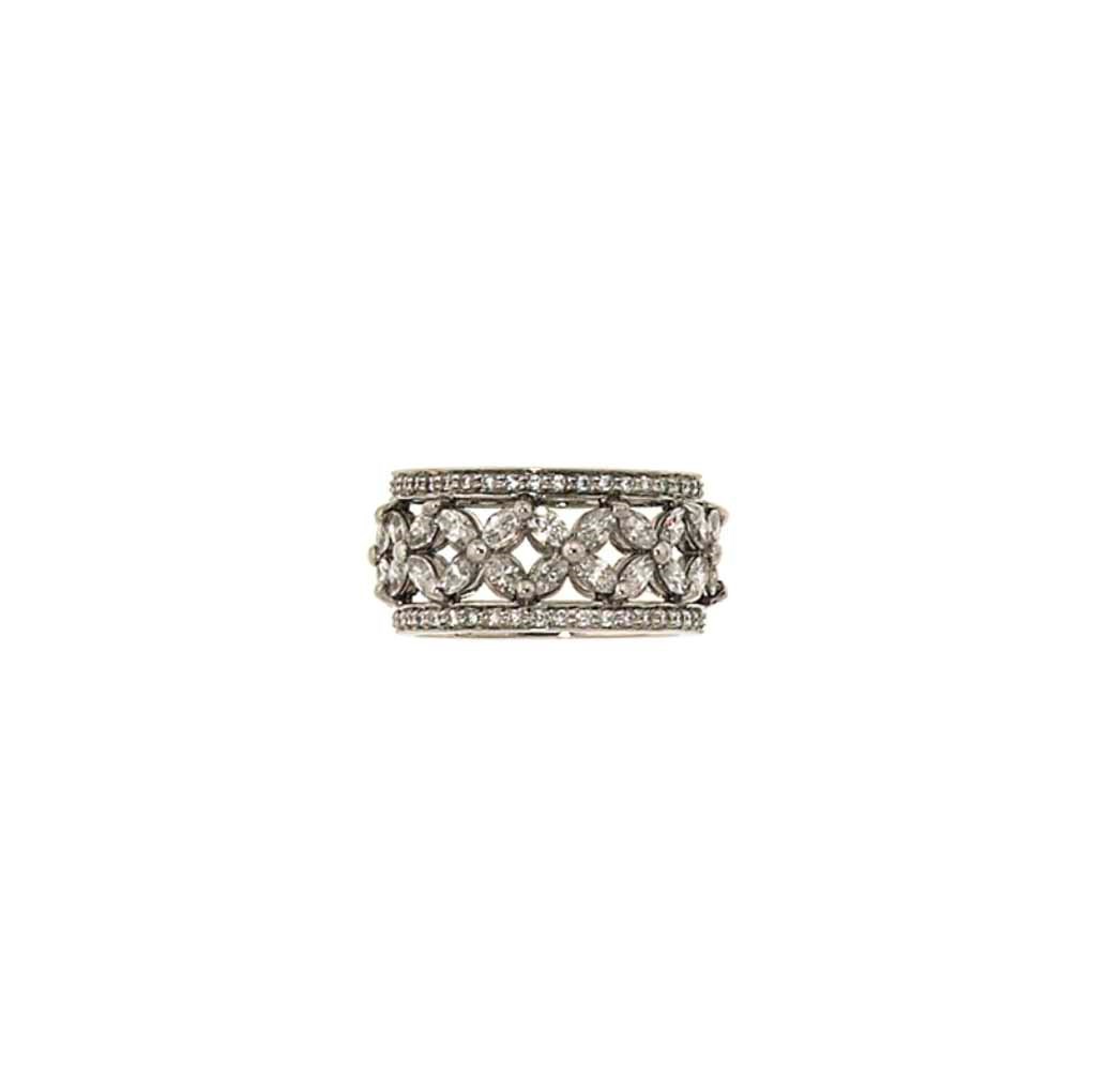 A platinum 'Victoria' ring, by Tiffany & Co.