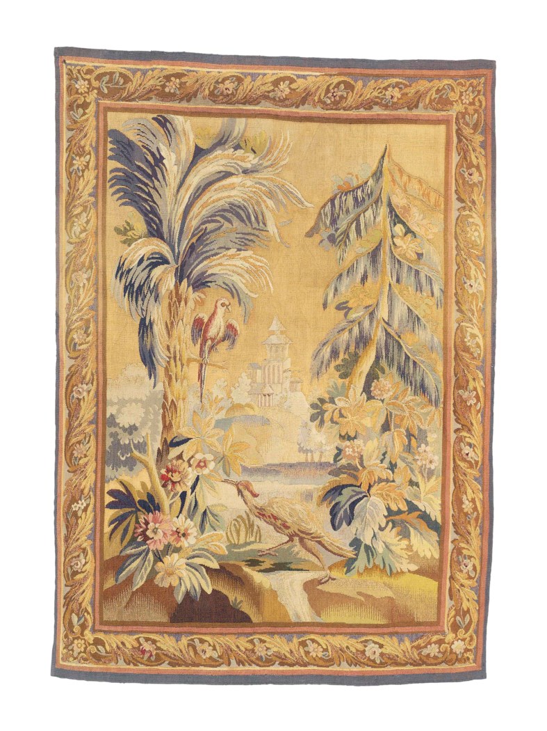 AN AUBUSSON TAPESTRY , LATE 19TH EARLY 20TH CENTURY Christie's