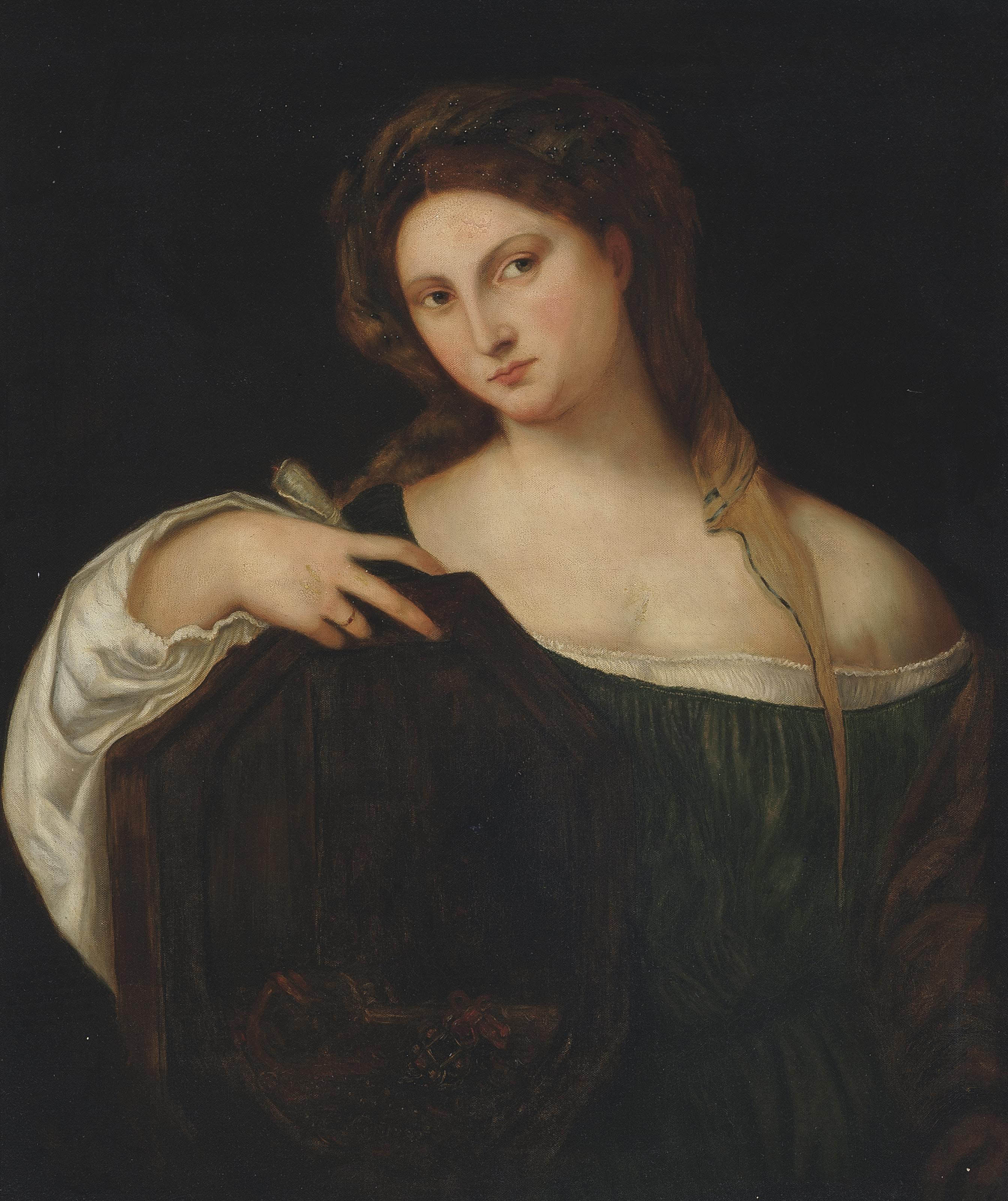 After Tiziano Vecellio, called Titian , Profane Love Christie's