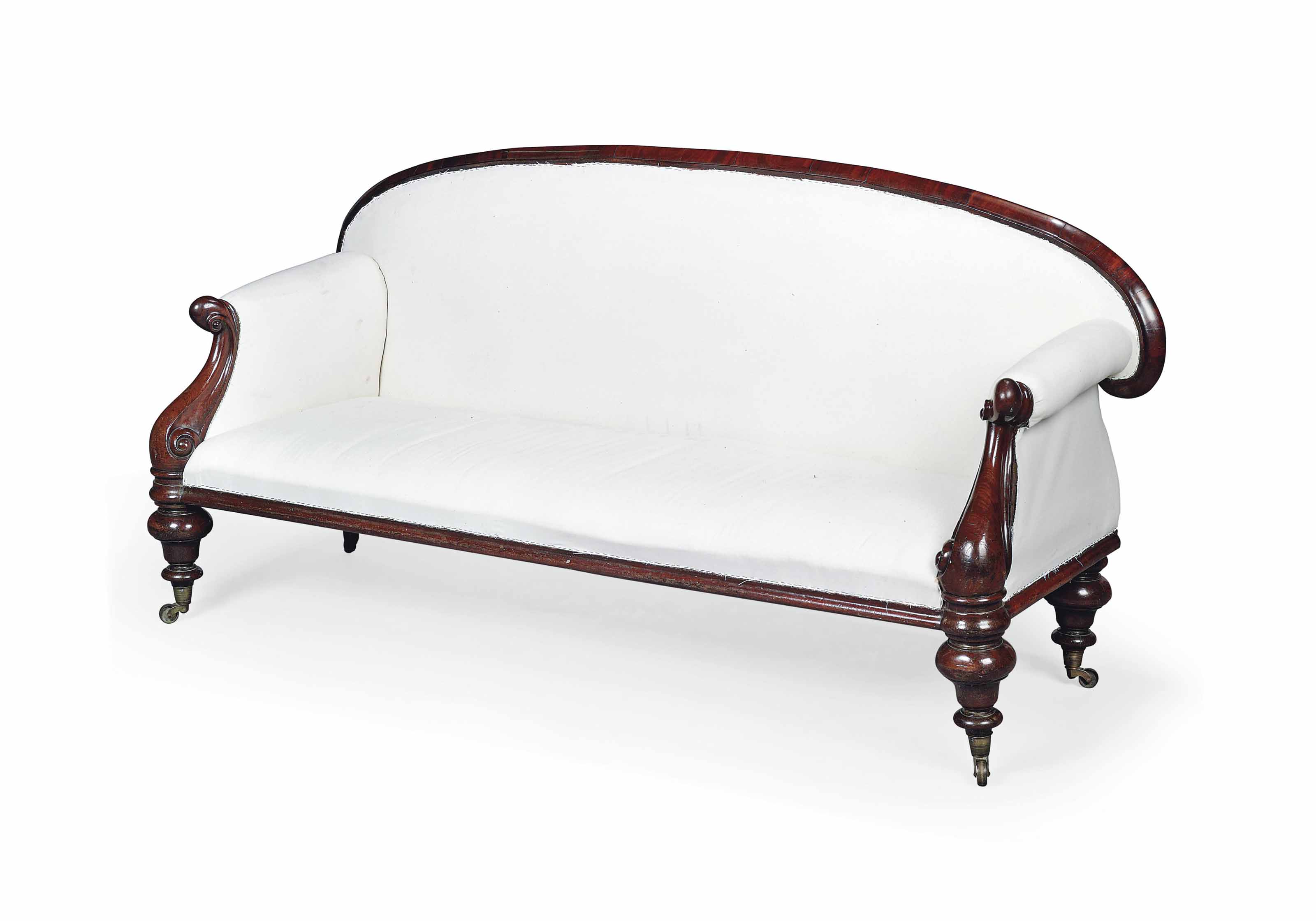 A VICTORIAN MAHOGANY SOFA , POSSIBLY SCOTTISH, CIRCA 1860 Christie's
