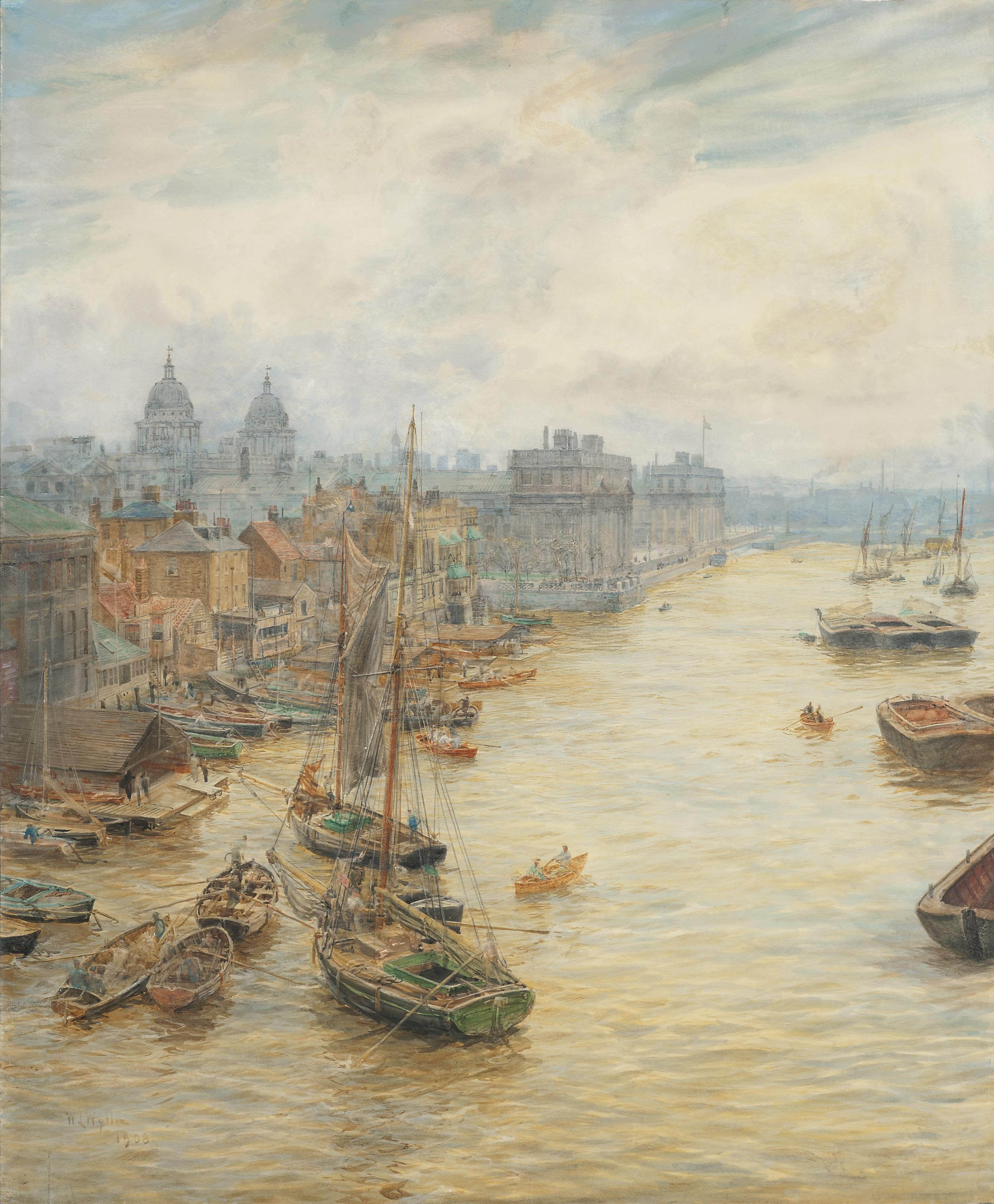 The Thames at Greenwich 
