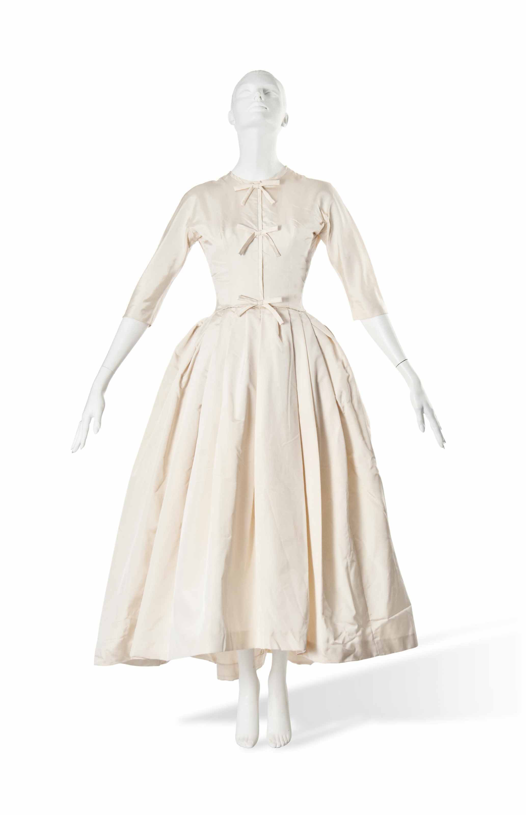 white christmas dresses 1950s Christian Dior dress – Swank Vintage