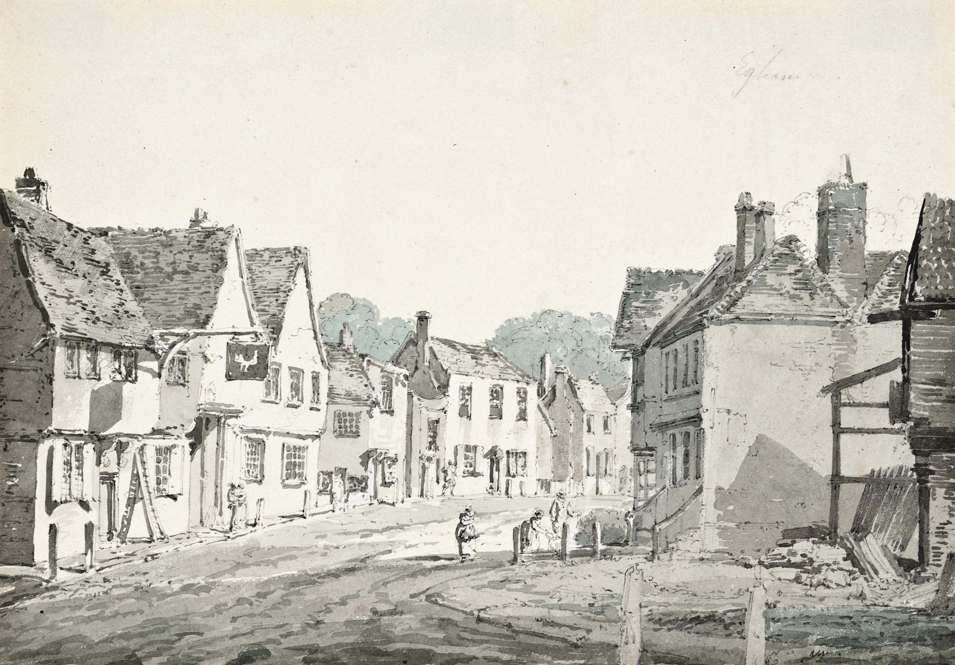 The High Street at Egham, Surrey 
