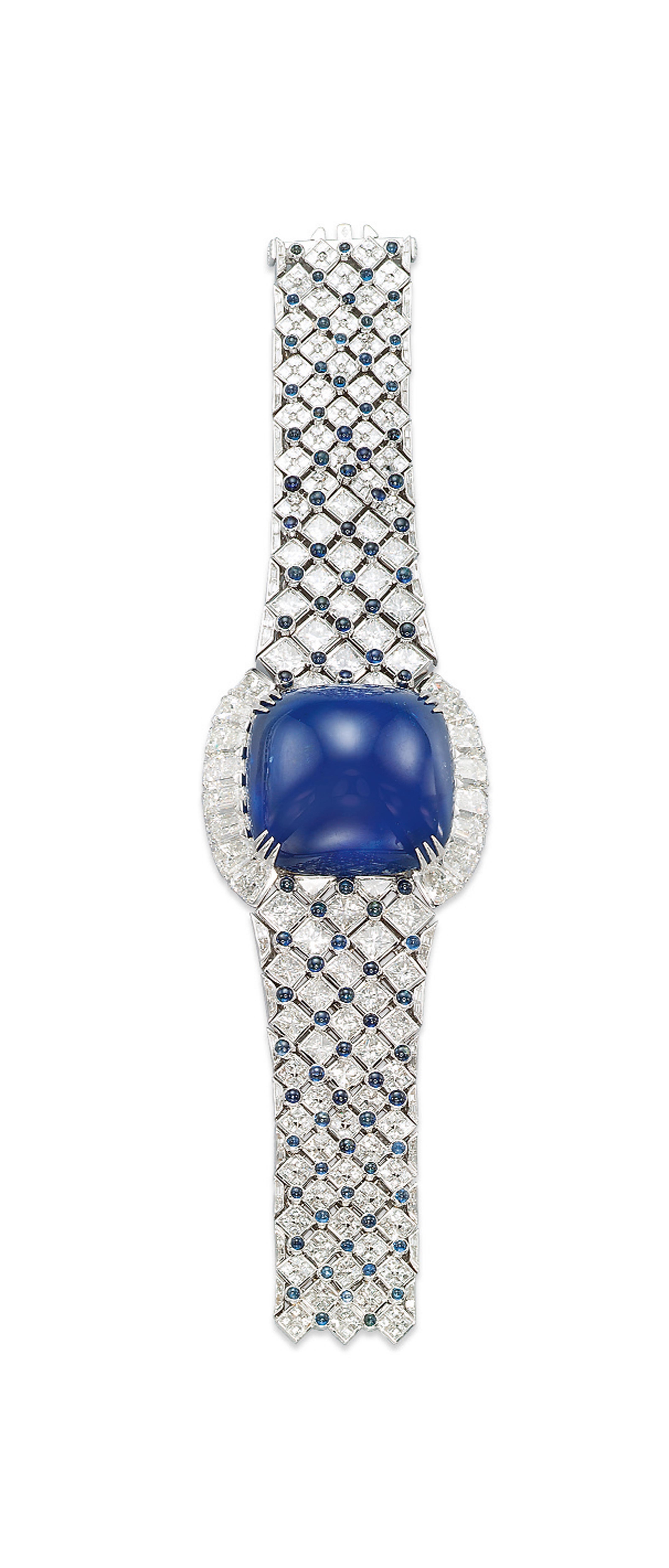 A SAPPHIRE AND DIAMOND BRACELET, BY MOUAWAD