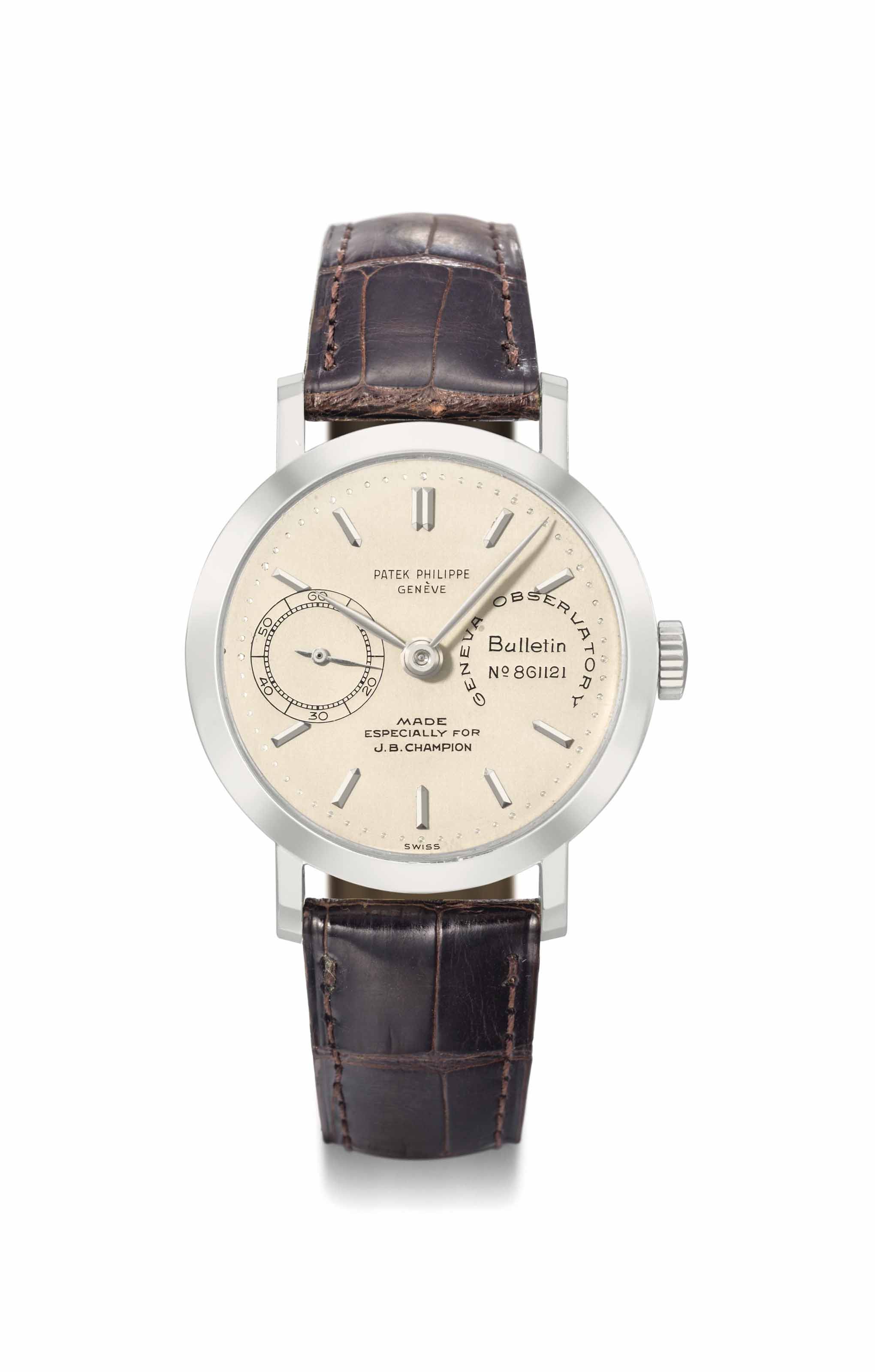 Patek Philippe. An exceptional highly attractive historically