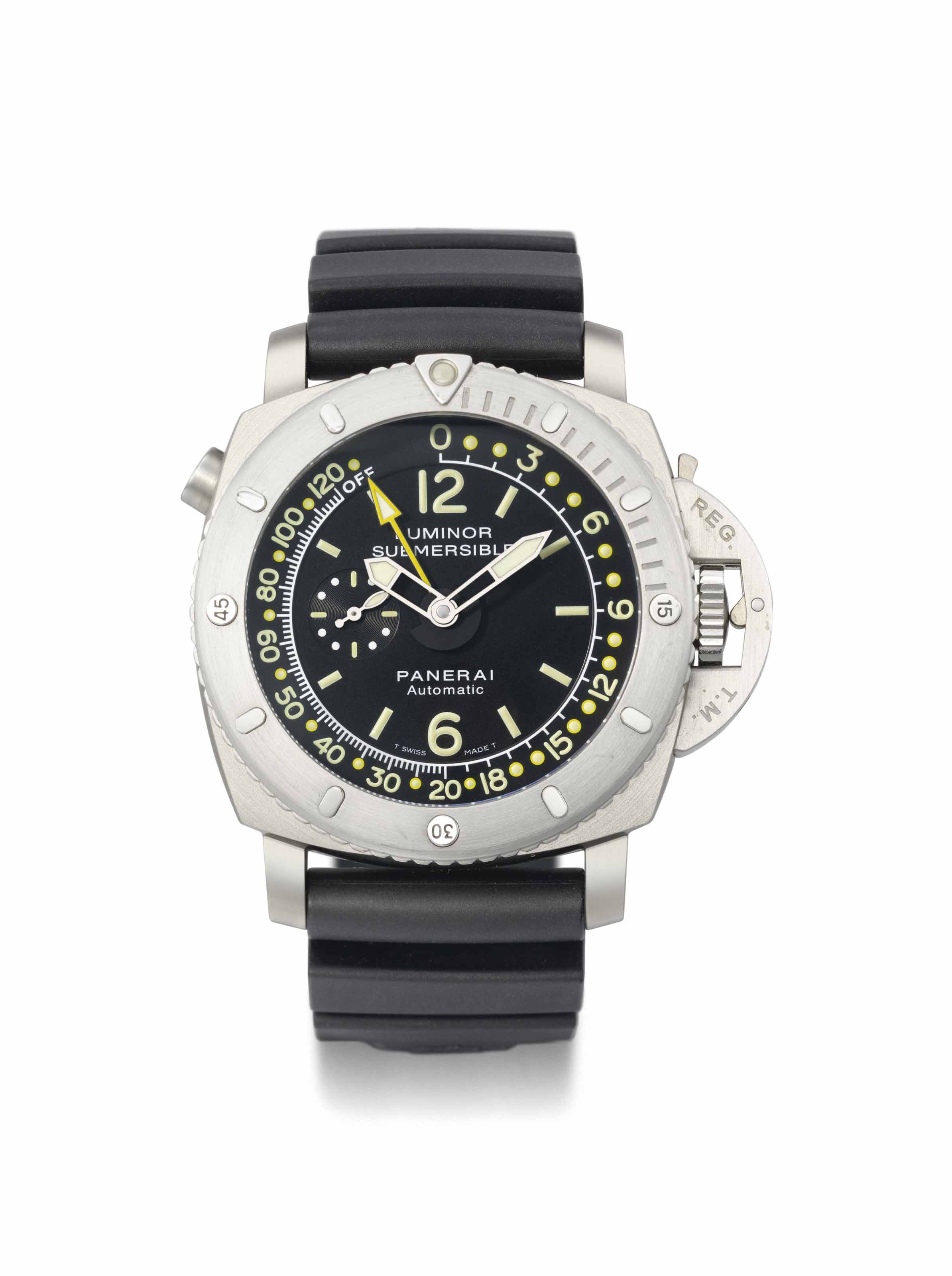 Panerai. A large titanium limited edition automatic diver s
