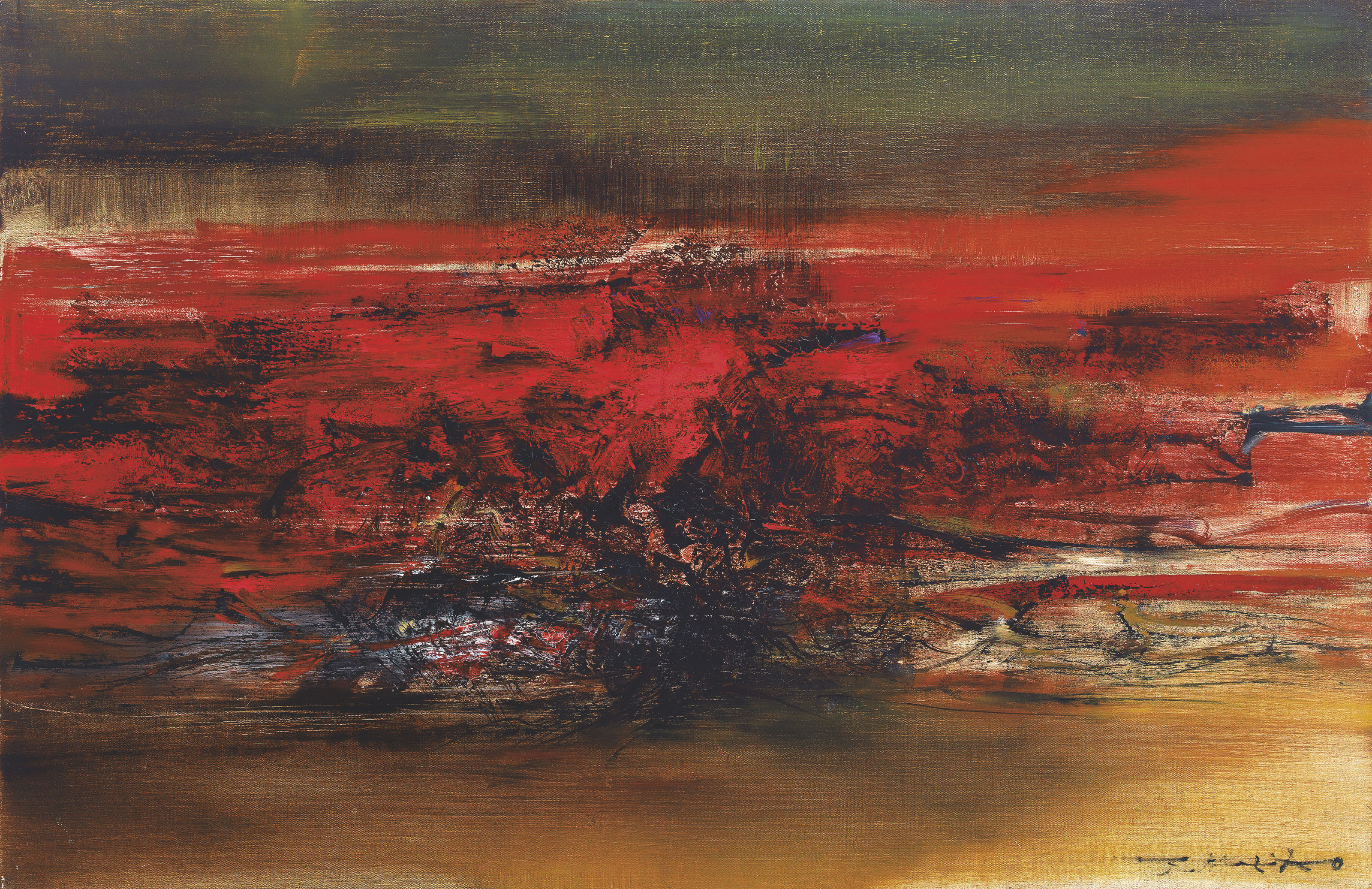(ZHAO WUJI, French/Chinese, B. 1920)
