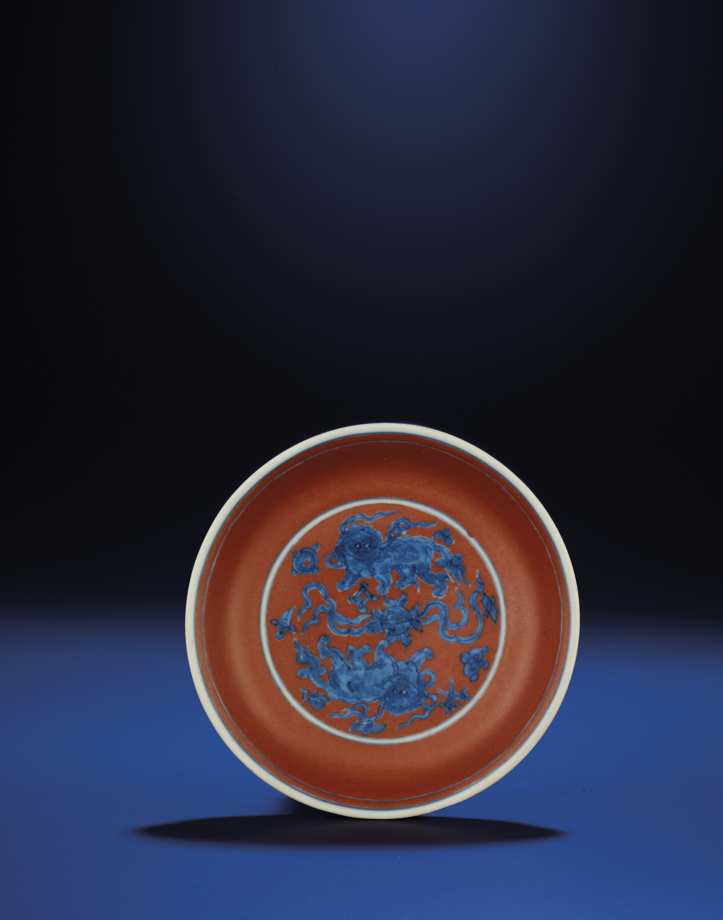 明成化 斗彩 蓮池鴛鴦紋盤 唐物 中国美術 高さ3.2cm 直径14.8cm【HB260】