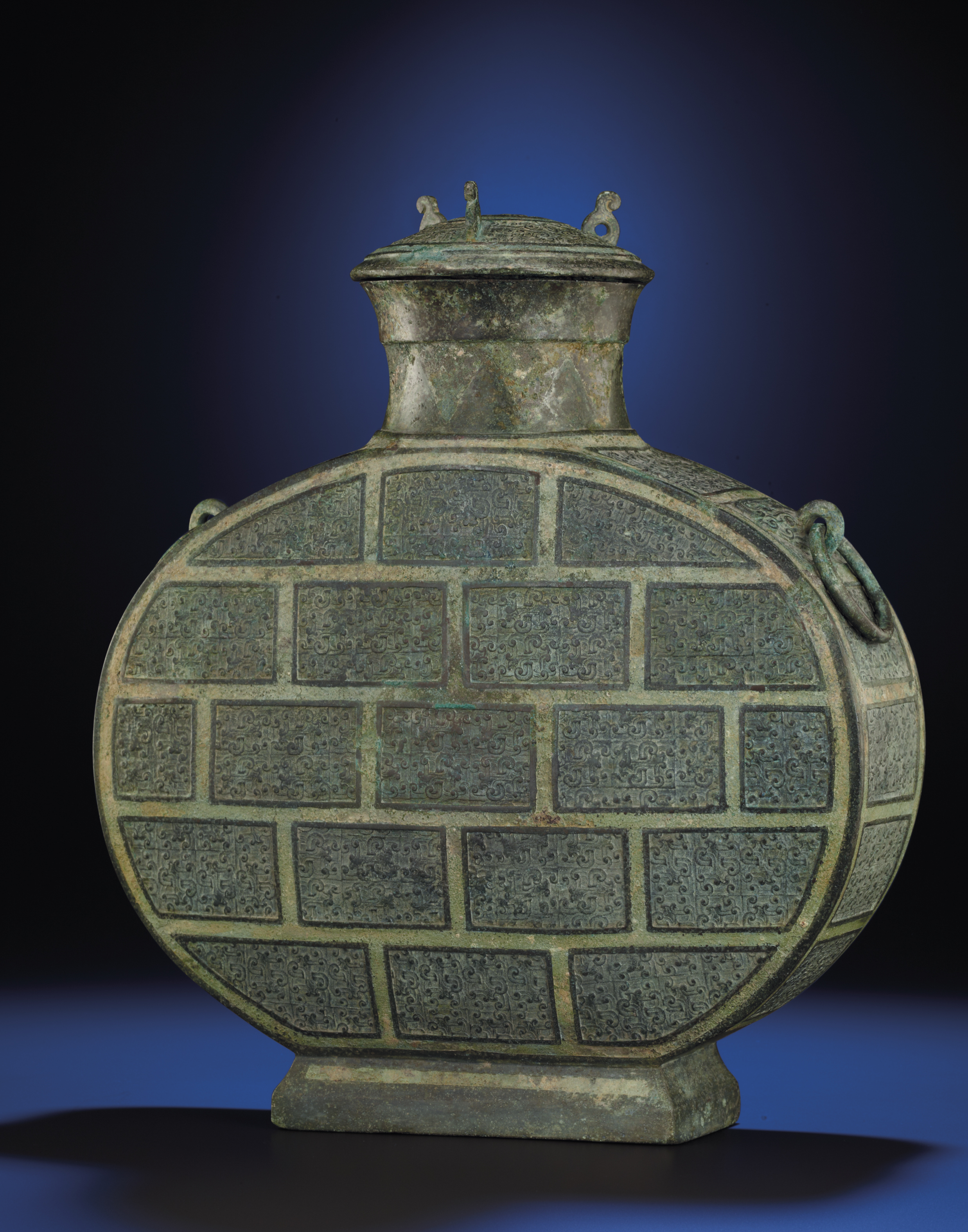 商晚期青銅獸面紋鼎, LATE SHANG DYNASTY (1600-1100 BC