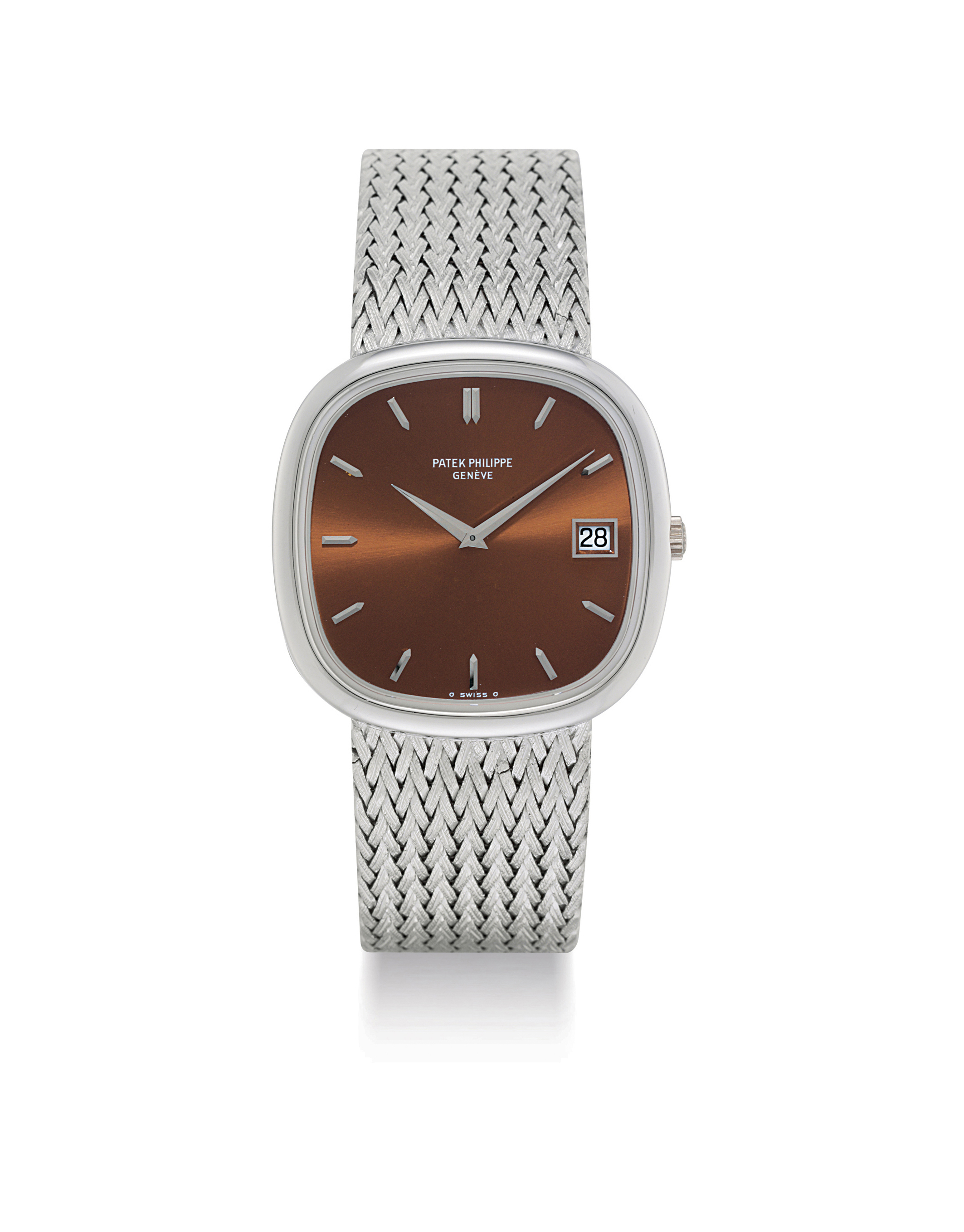 patek philippe white gold automatic watch ref 3604