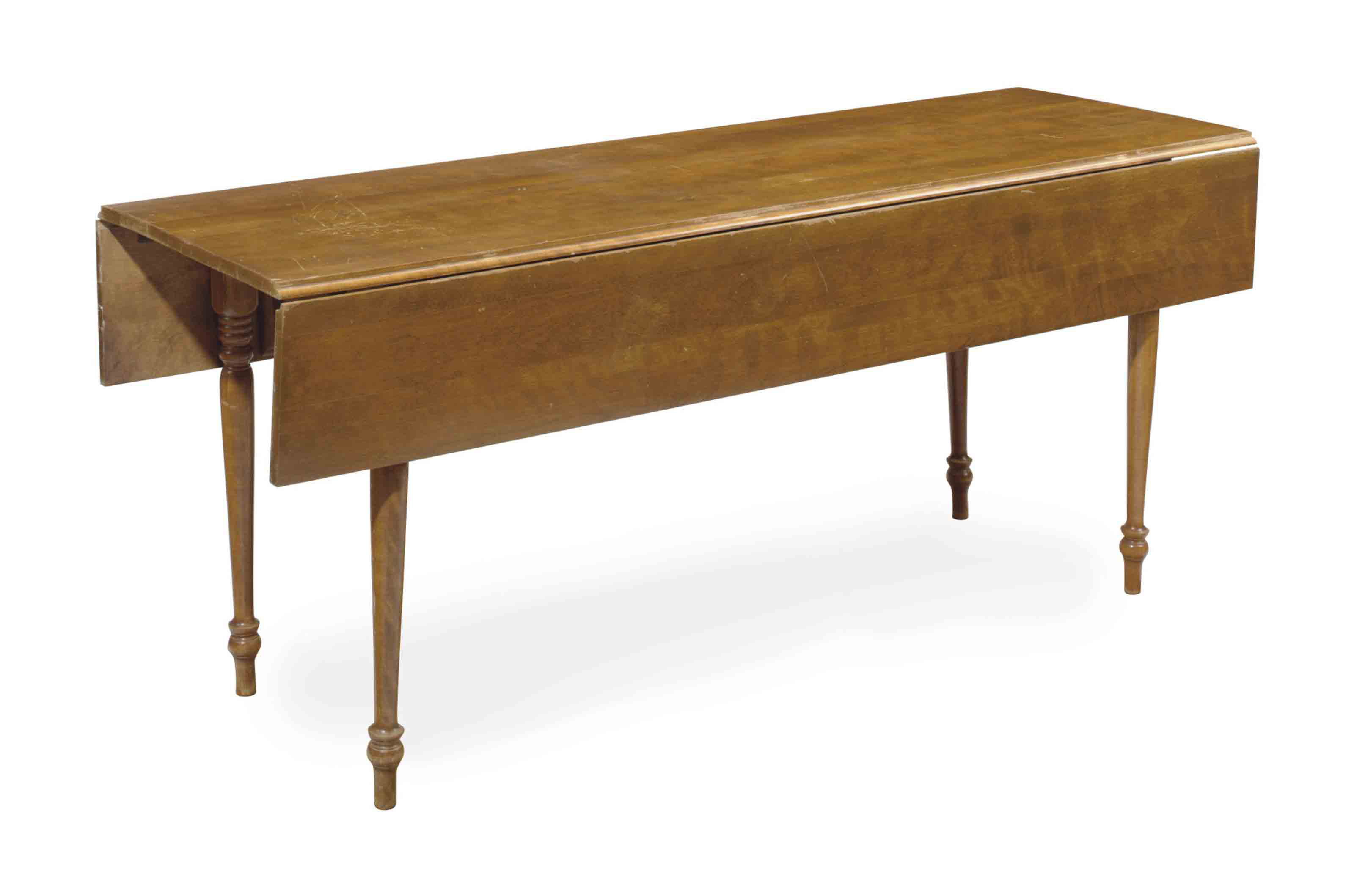 AN AMERICAN RECTANGULAR FRUITWOOD DROP-LEAF DINING TABLE, , EARLY 20TH CENTURY | Christie's