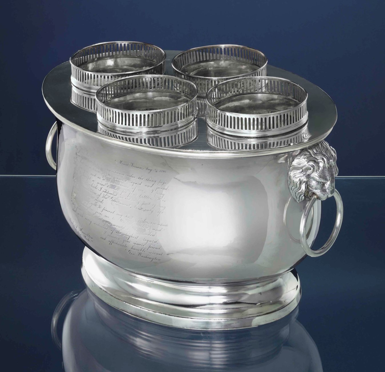 WASHINGTON'S WINE COOLER PRESENTED TO ALEXANDER HAMILTON