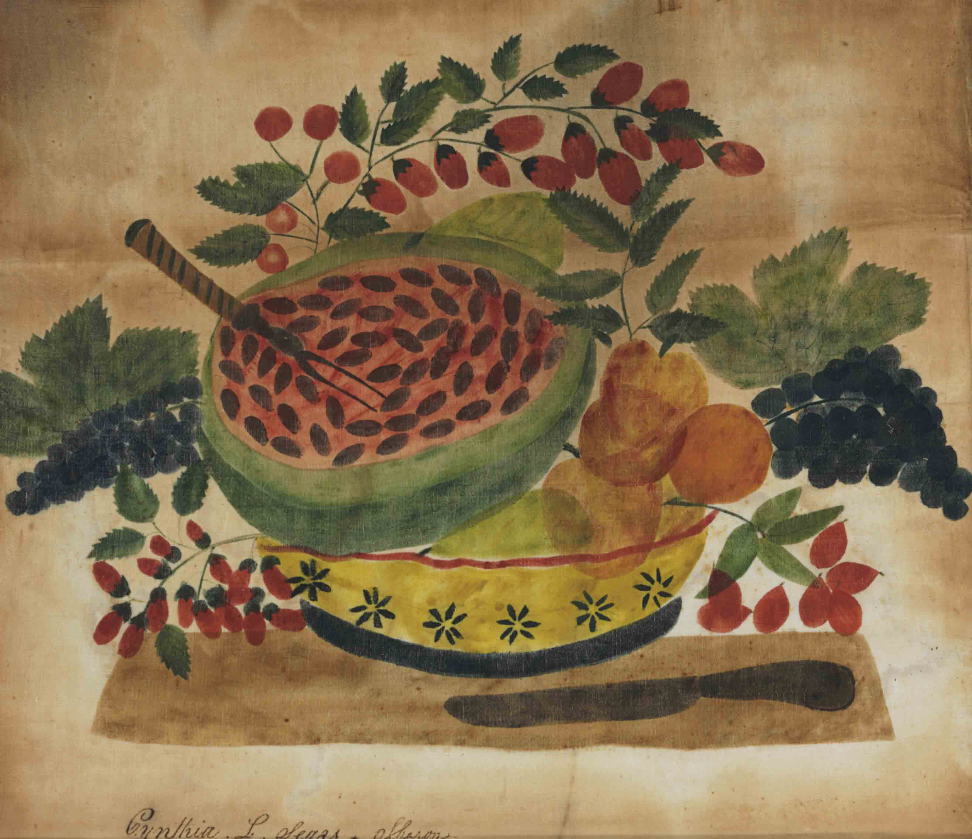 Cynthia L Sears A Theorem Painting Still Life With Watermelon