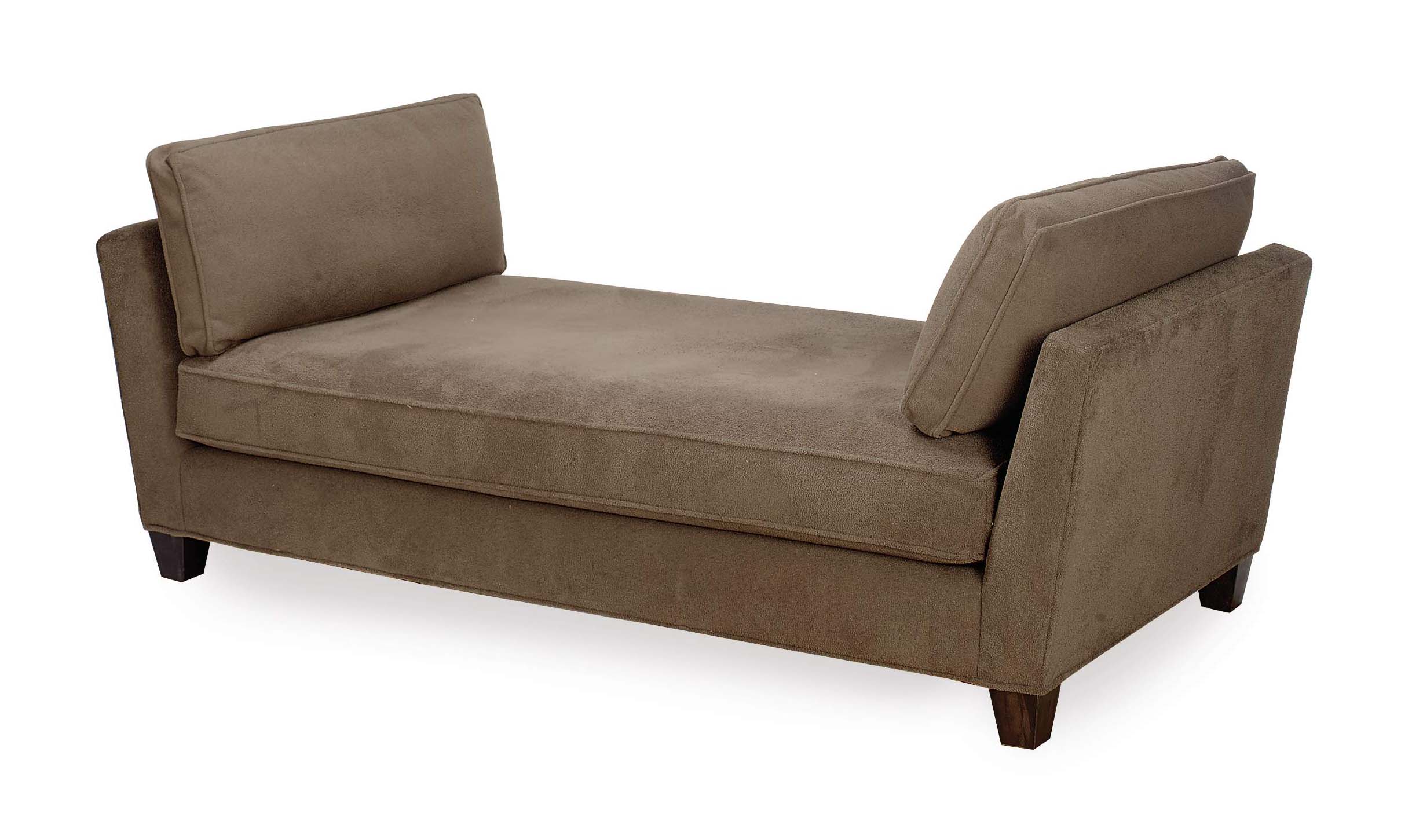 A GREY PLUSHUPHOLSTERED DAYBED, , OF RECENT MANUFACTURE Christie's