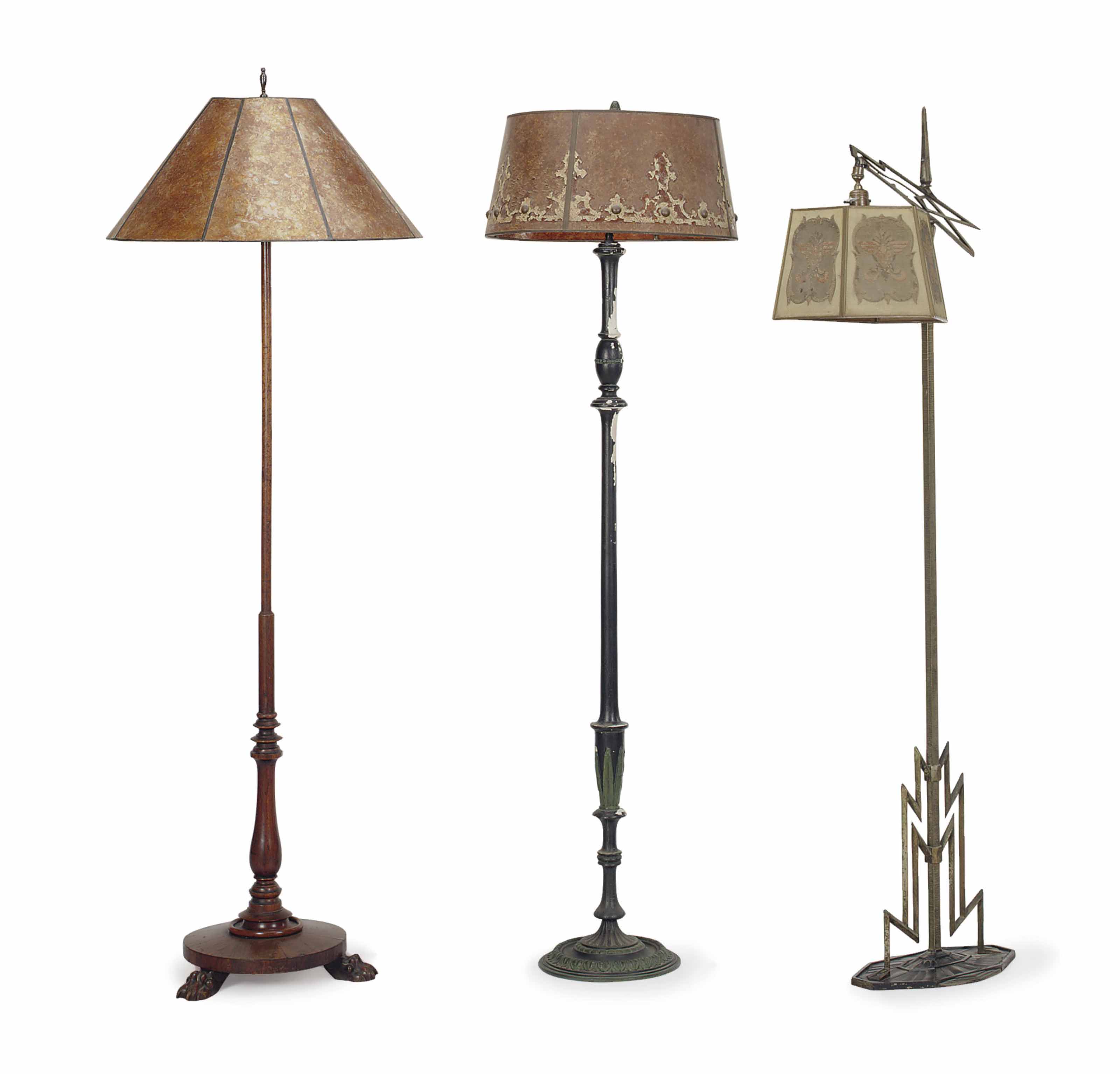 mica floor lamp