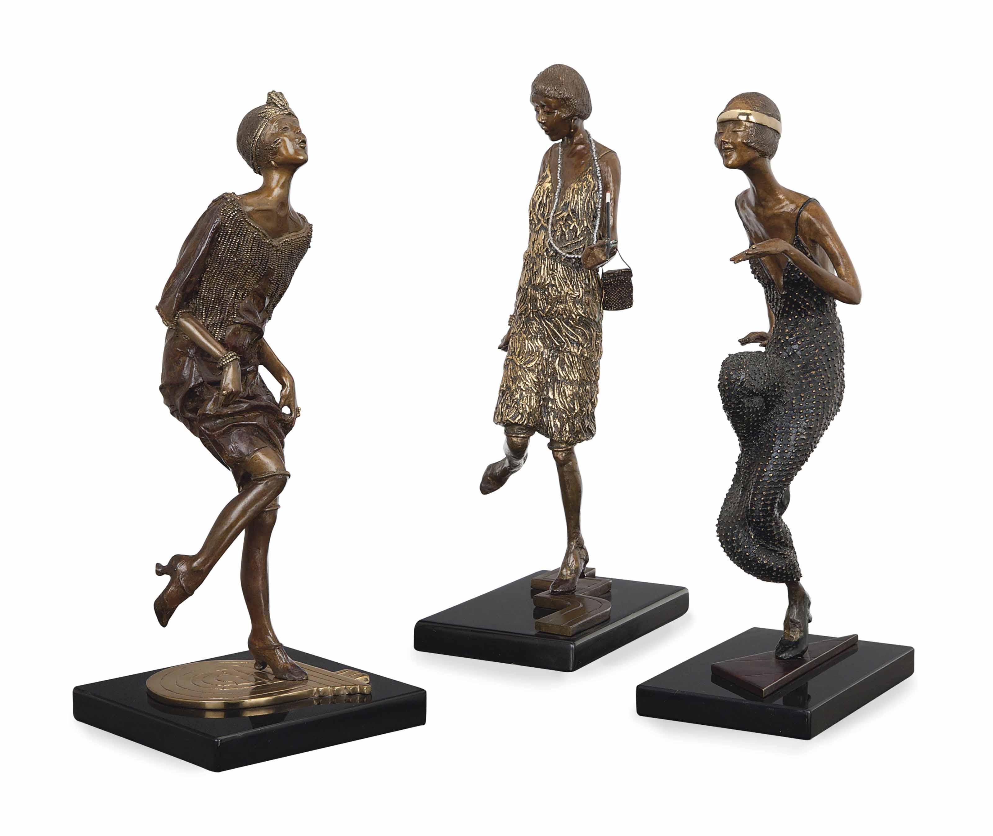 solid bronze figures
