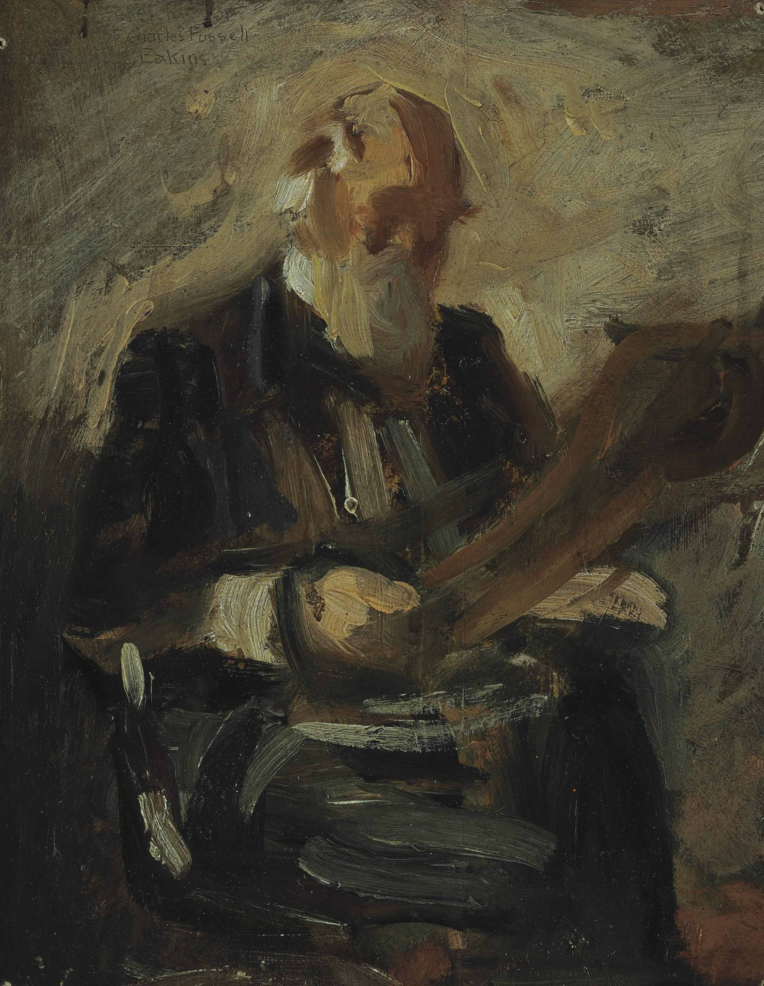 Study for a Portrait of Charles Fussell 
