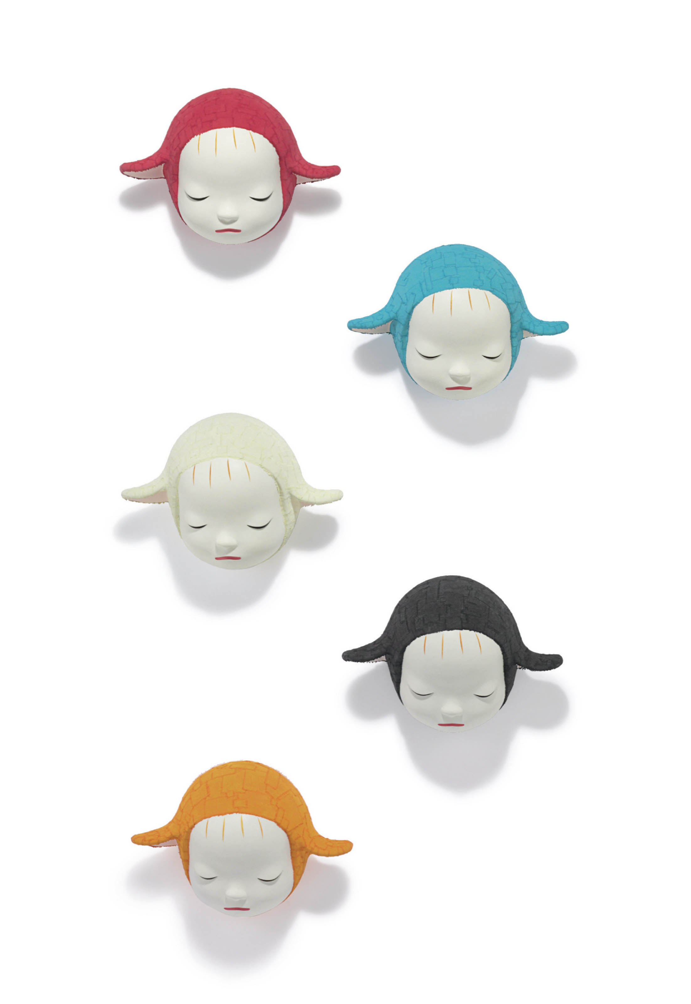 Yoshitomo Nara (b. 1959) , Pilgrim Heads | Christie's