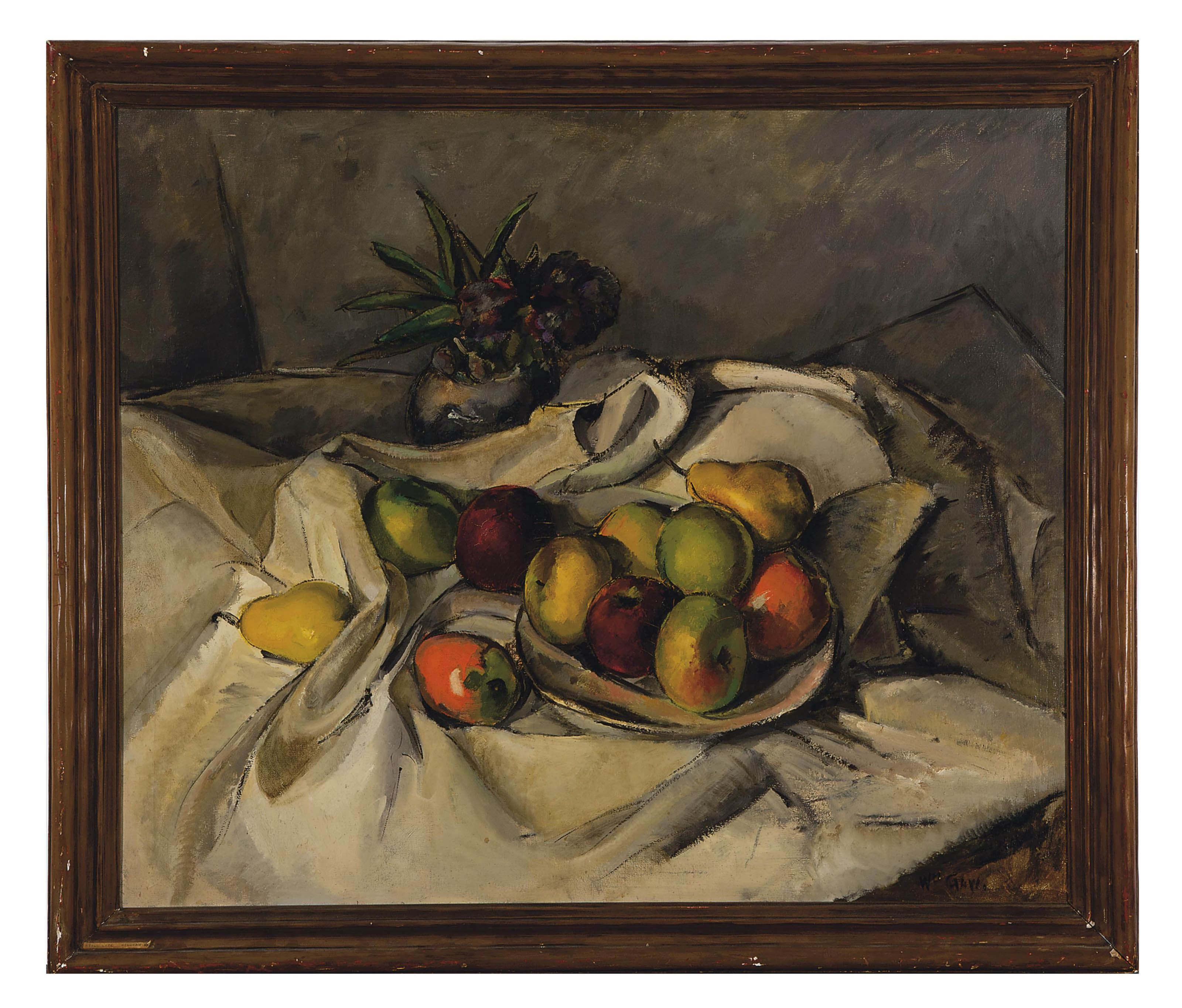 William Alexander Gaw American 1891 1973 Still Life Of Fruit