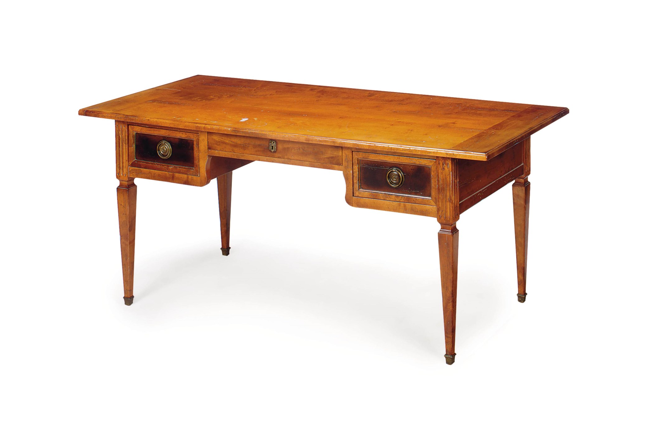 AN ITALIAN FRUITWOOD DESK, , EARLY 20TH CENTURY Christie's