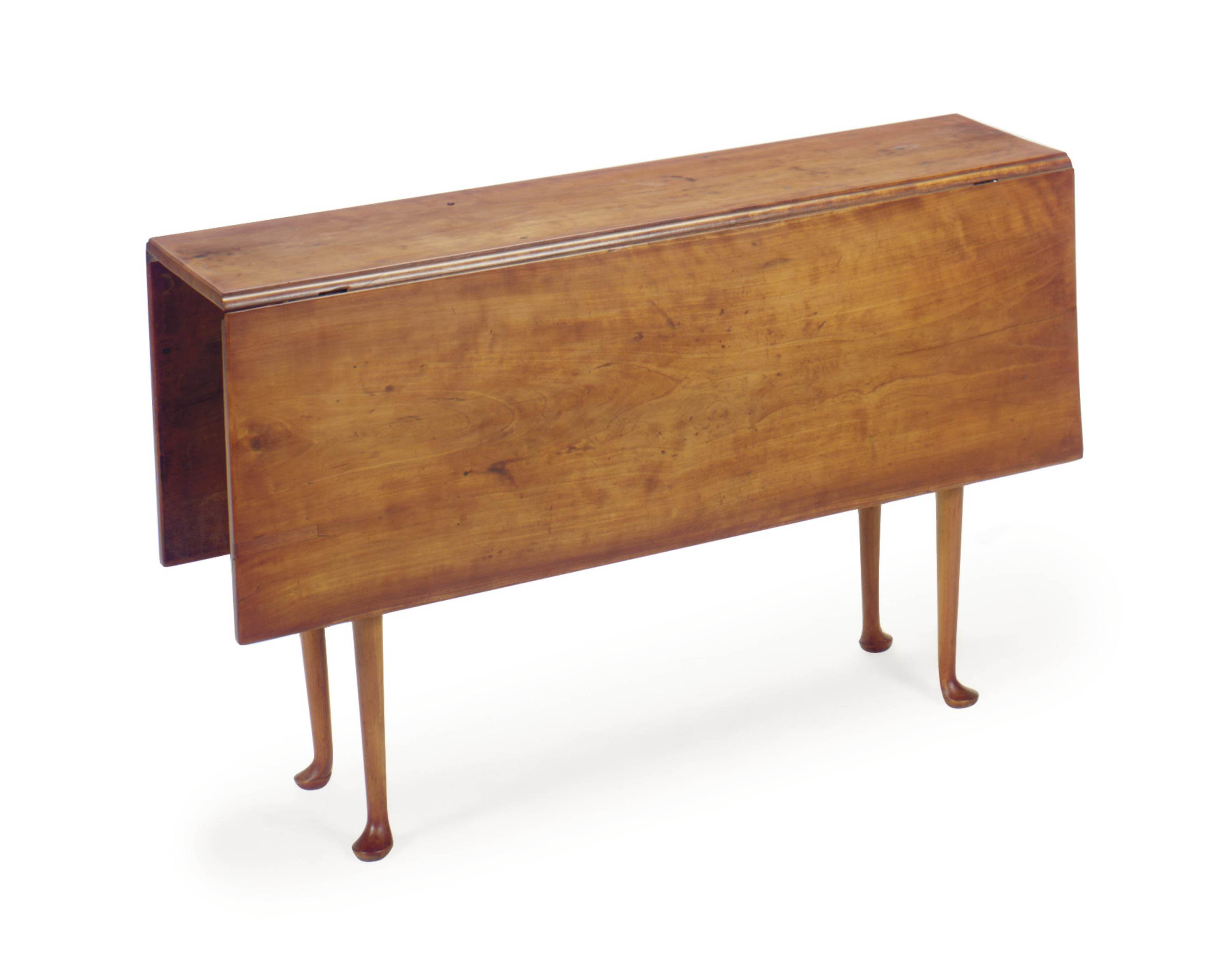 A Queen Anne Maple Drop Leaf Dining Table