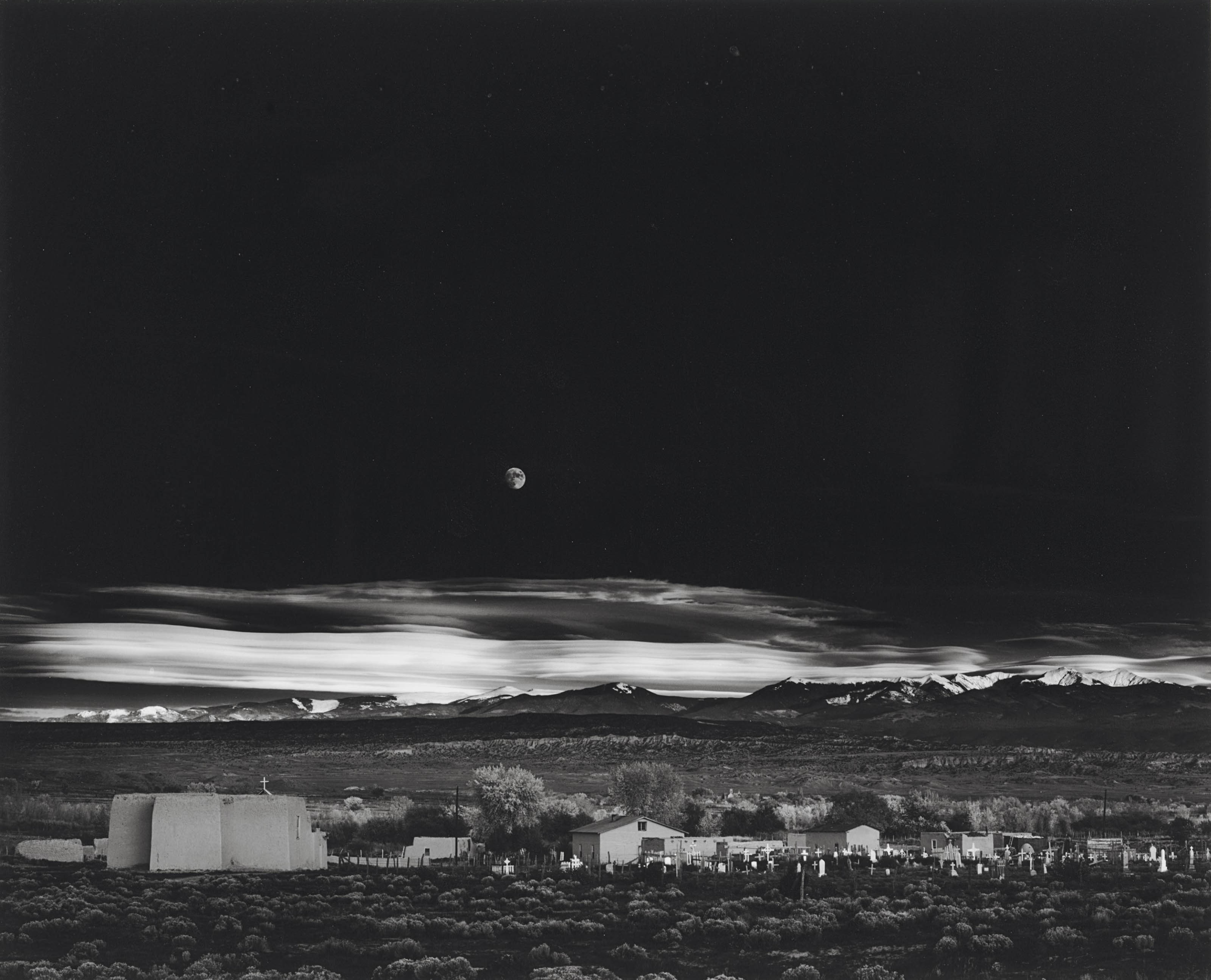 ANSEL ADAMS (19021984) , Moonrise, Hernandez, New Mexico