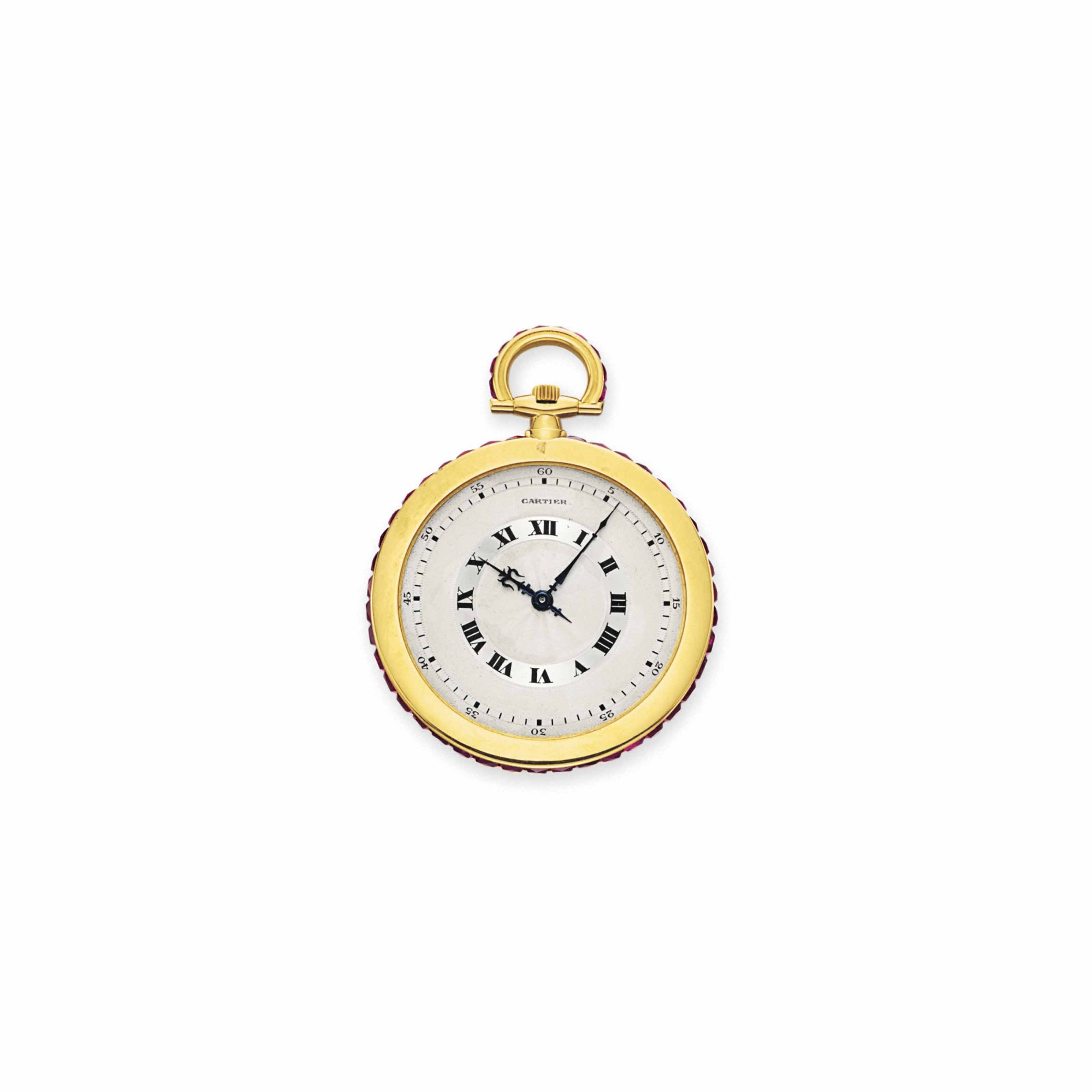 cartier ruby watch