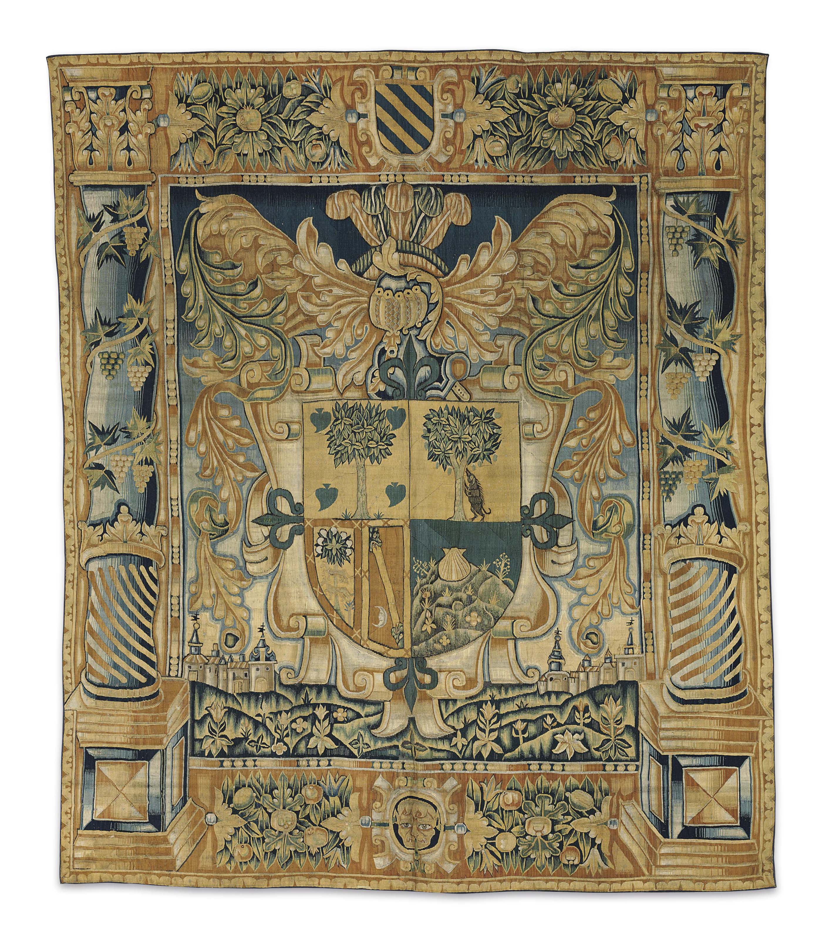 A SPANISH ARMORIAL TAPESTRY , THIRD QUARTER 17TH CENTURY Christie's