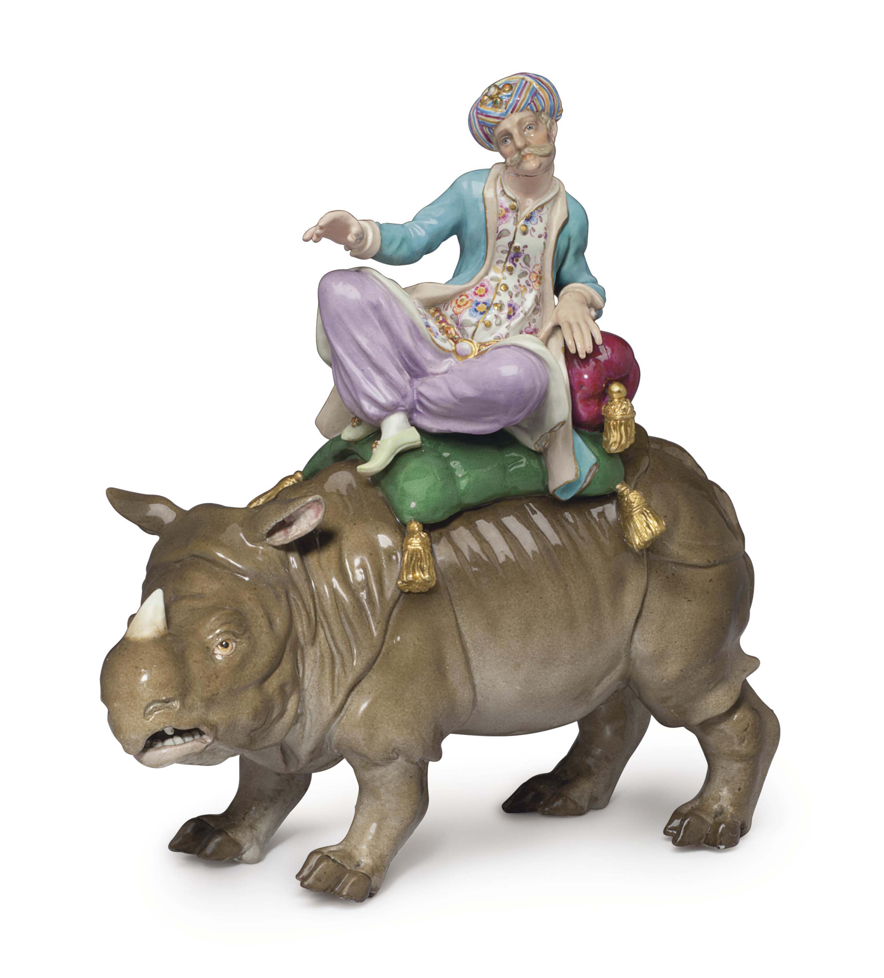 porcelain rhinoceros