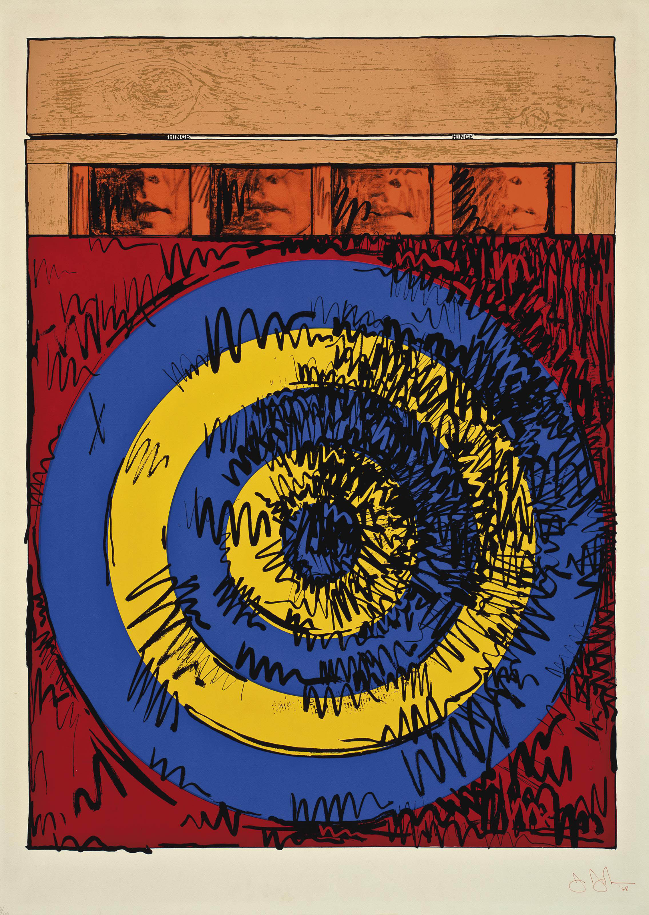JASPER JOHNS , Target with Four Faces (ULAE 55) | Christie's