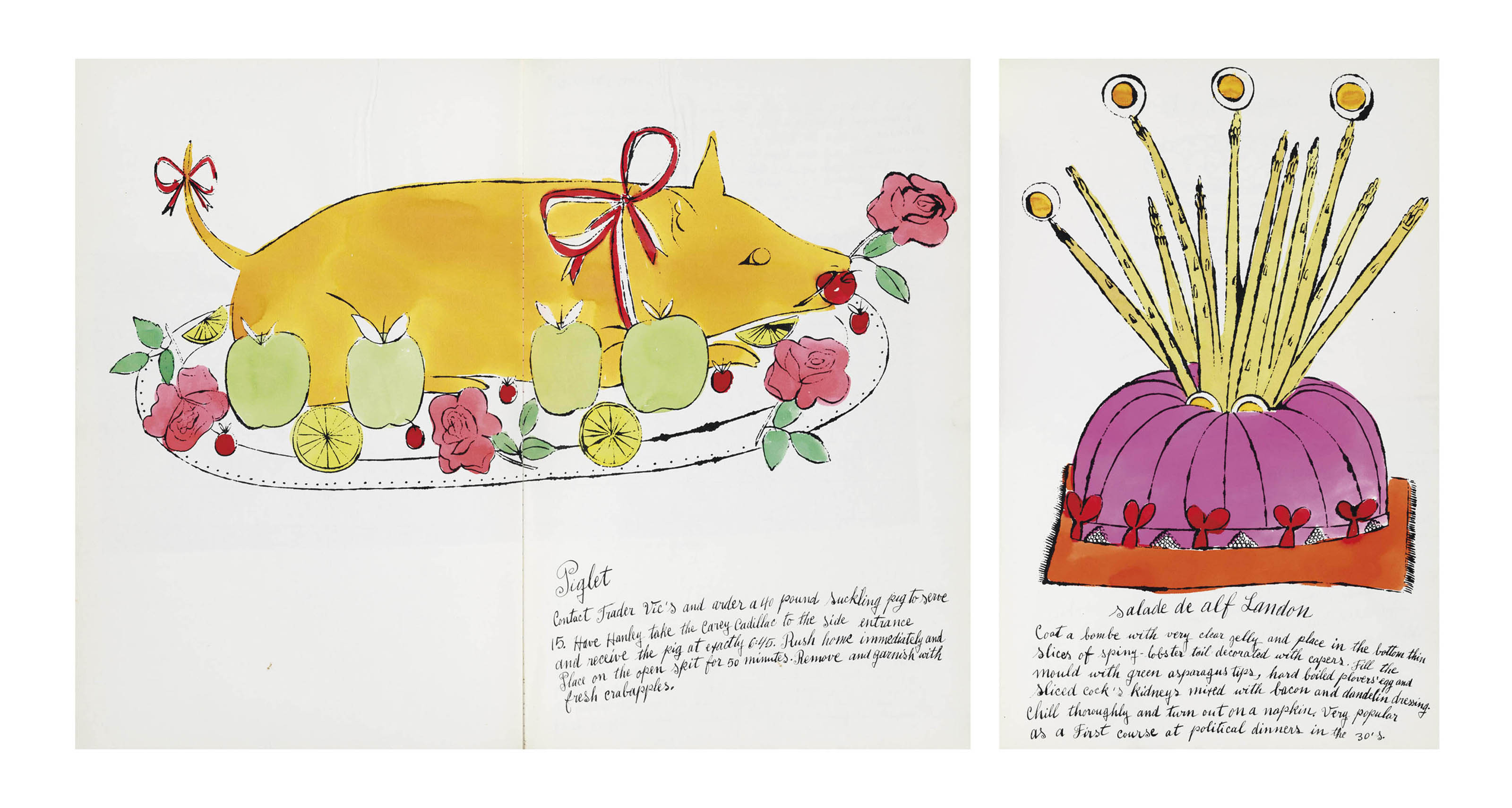 ANDY WARHOL , Suzie Frankfurt, Wild Raspberries, Andy Warhol, New