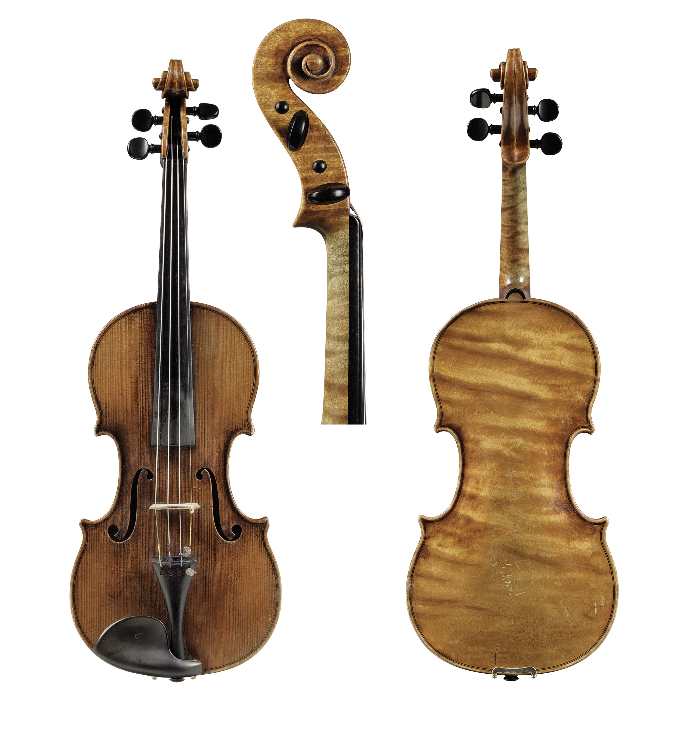 Gustave bernardel violin top