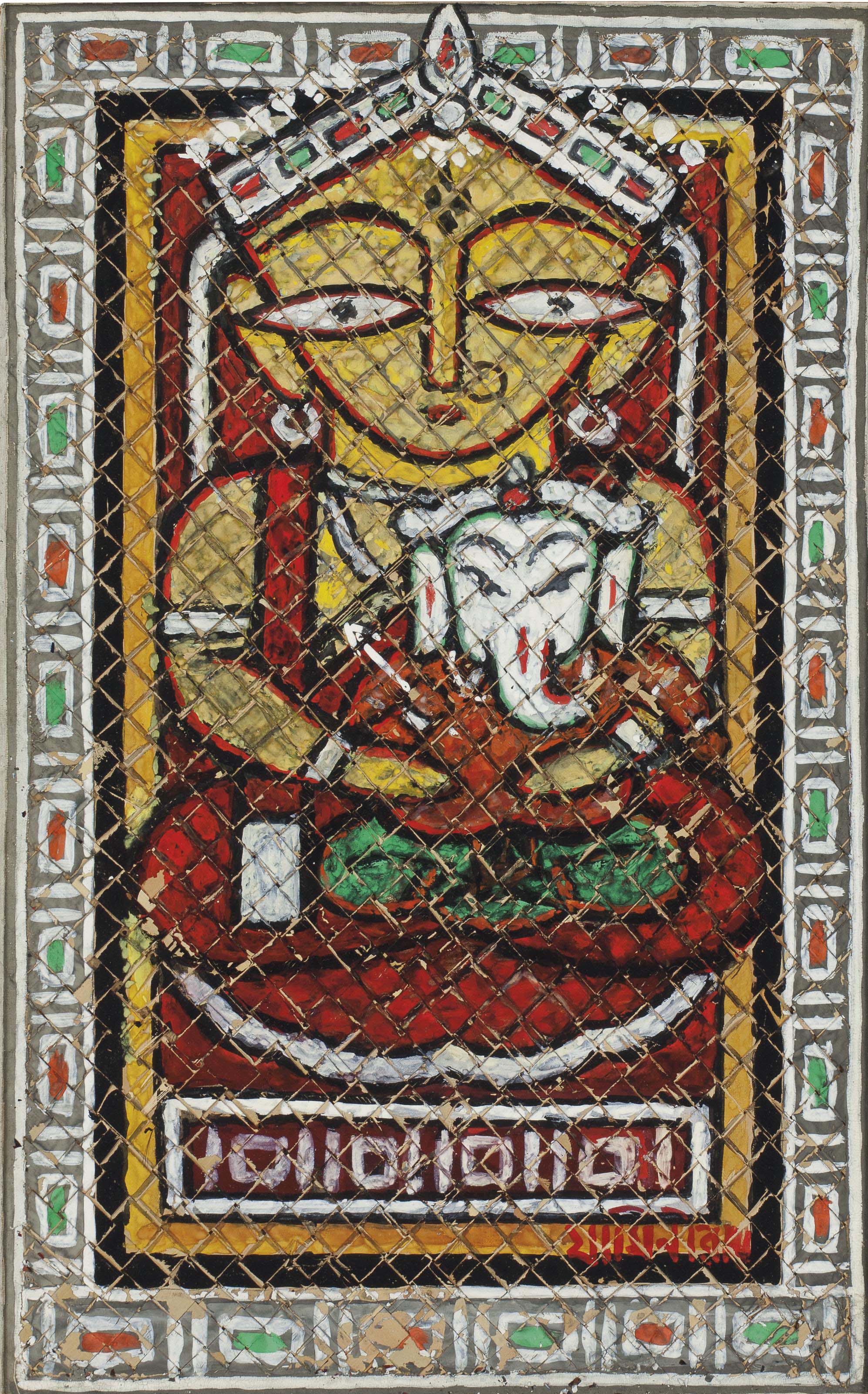 JAMINI ROY (18871972) , Untitled (Ganesh Janani) Christie's