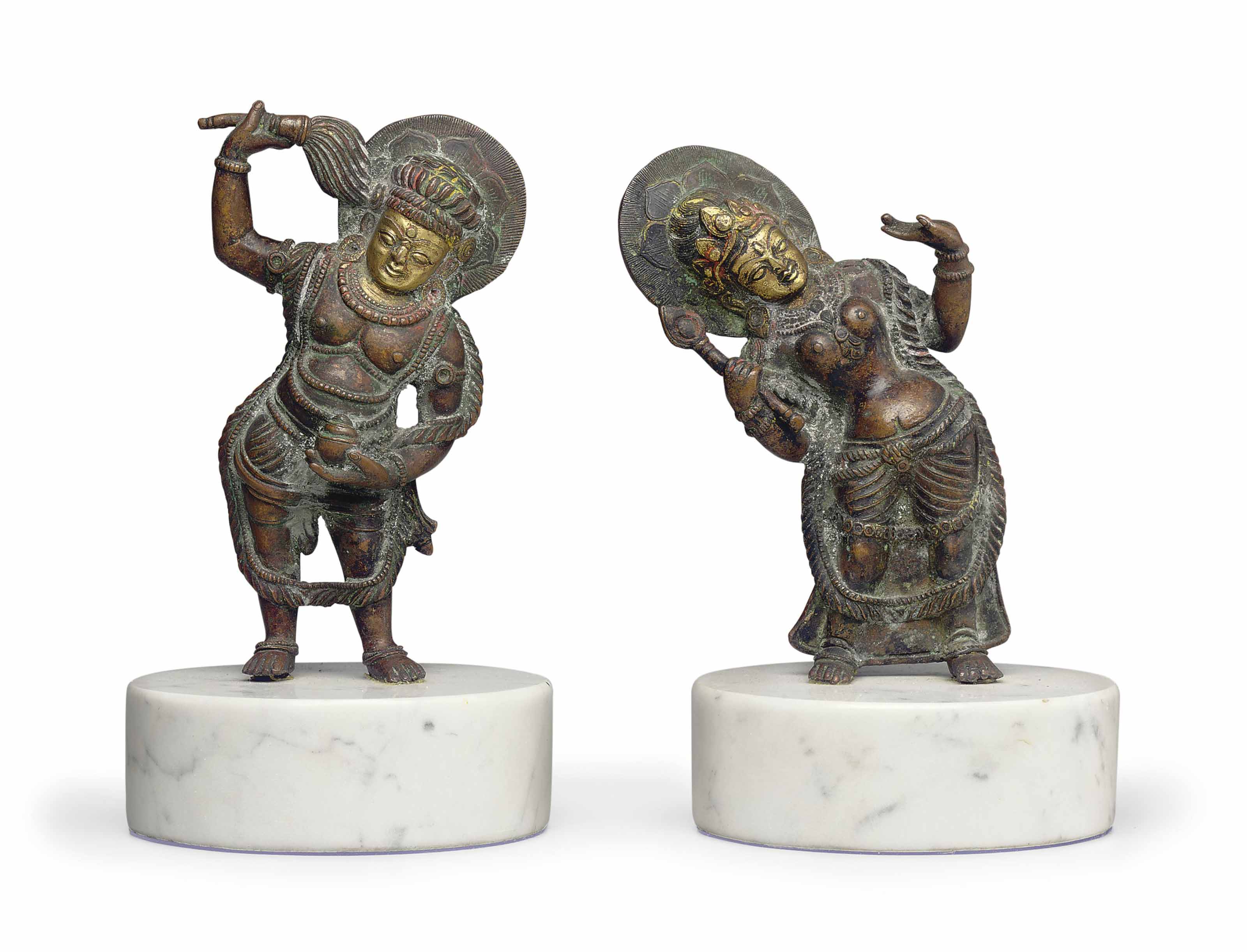 solid bronze figures