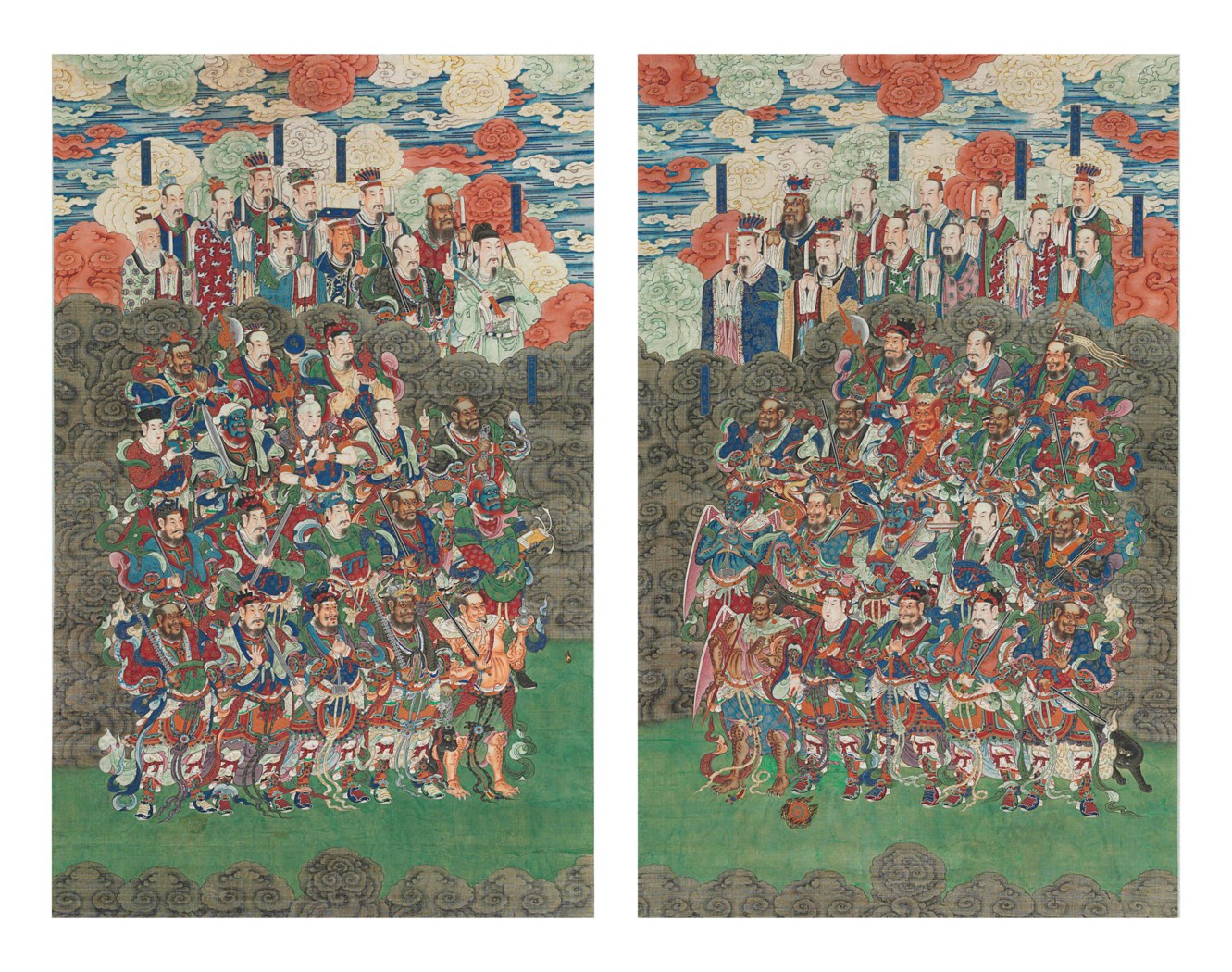 ANONYMOUS (QING DYNASTY) , DAOIST RITUAL PAINTINGS | Christie's