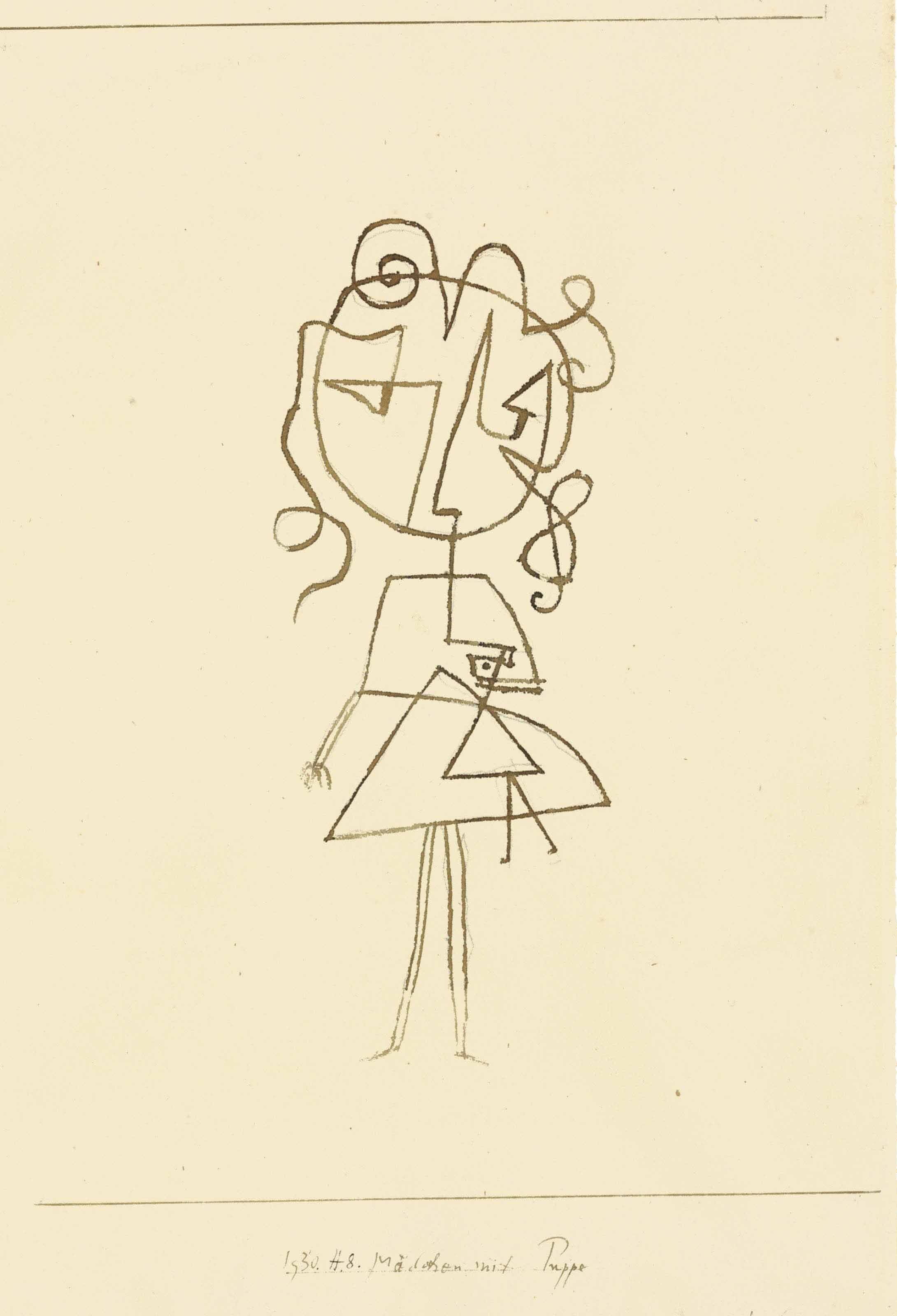 Paul Klee Line Drawing