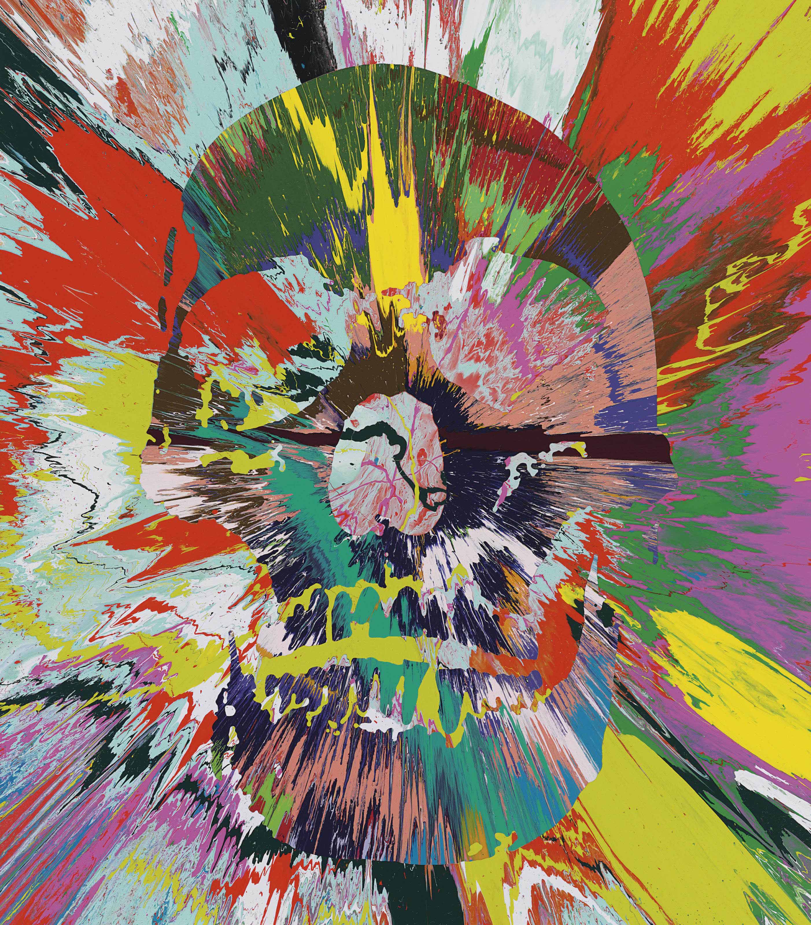 Damien Hirst (b. 1965) , Beautiful Shiva Delirium Painting Christie's