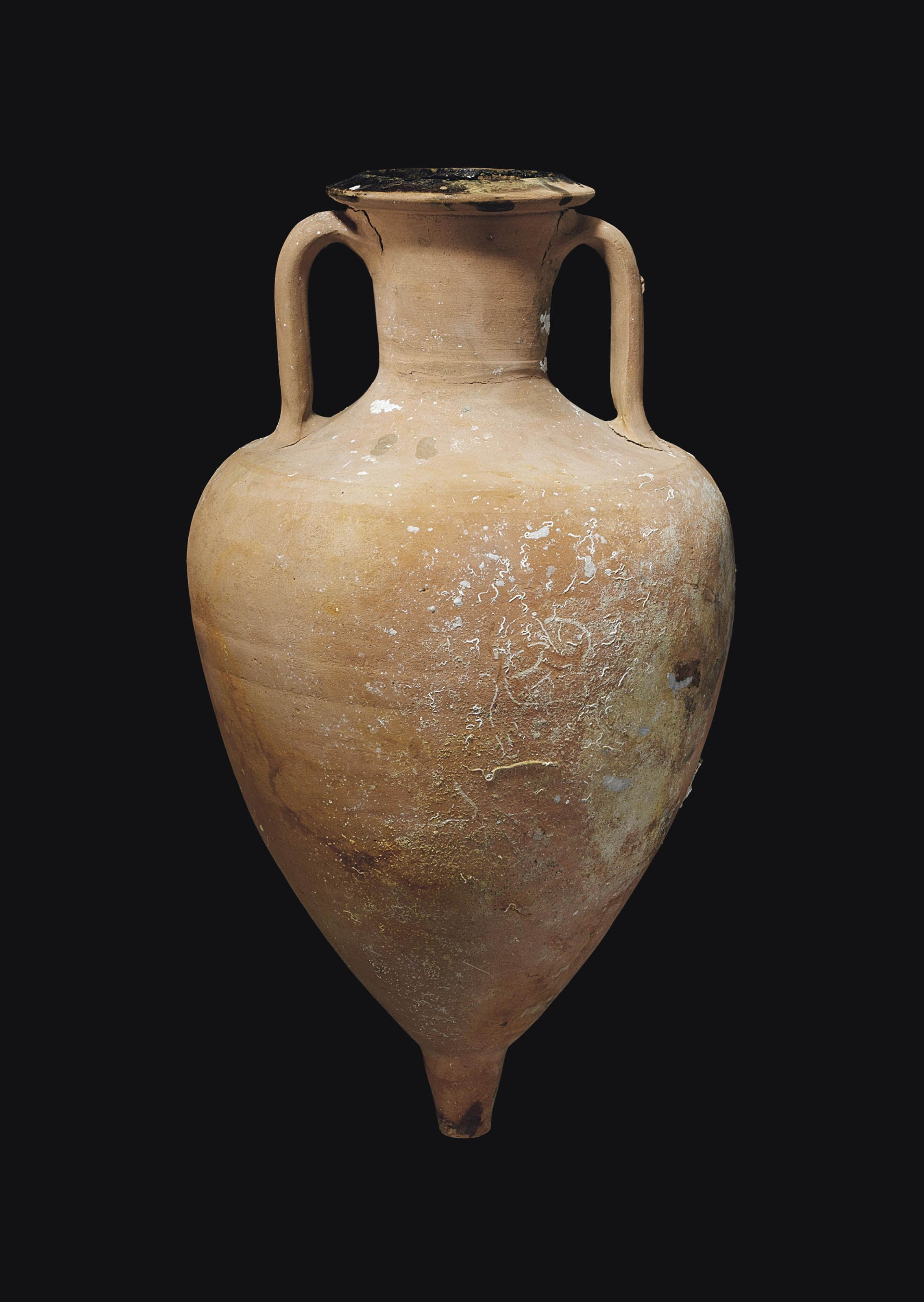 A GREEK POTTERY TRANSPORT AMPHORA , LATE CLASSICAL TO EARLY HELLENISTIC