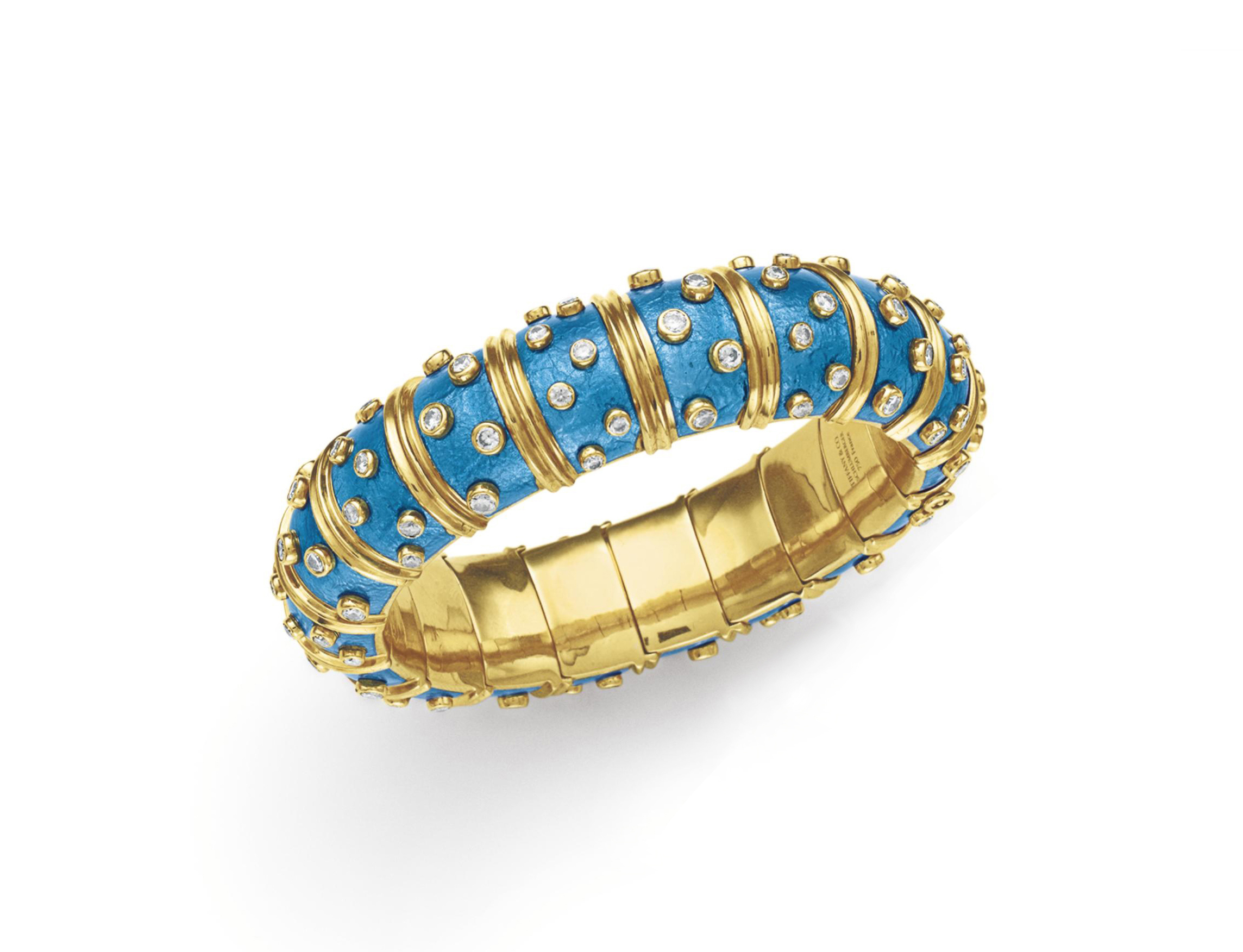 tiffany enamel bracelet