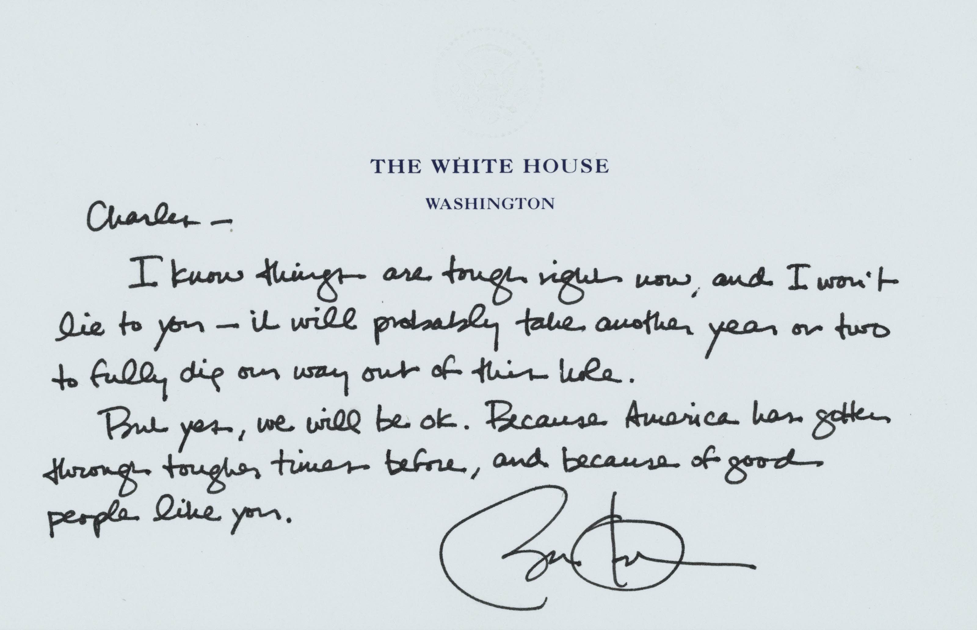 OBAMA, Barack (b. 1961) Presid