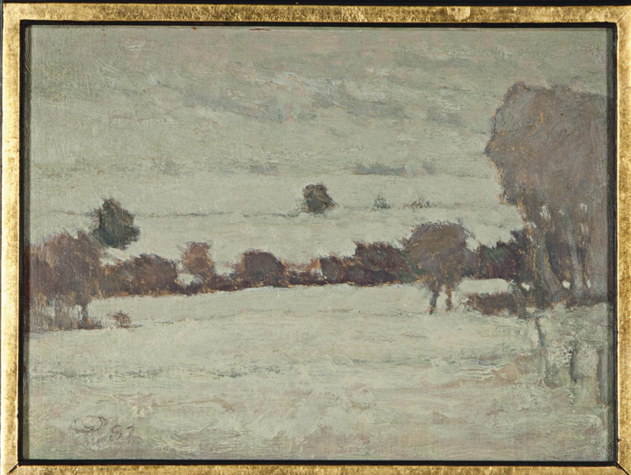 Russell Chatham American B 1941 Winter On The Boulder River