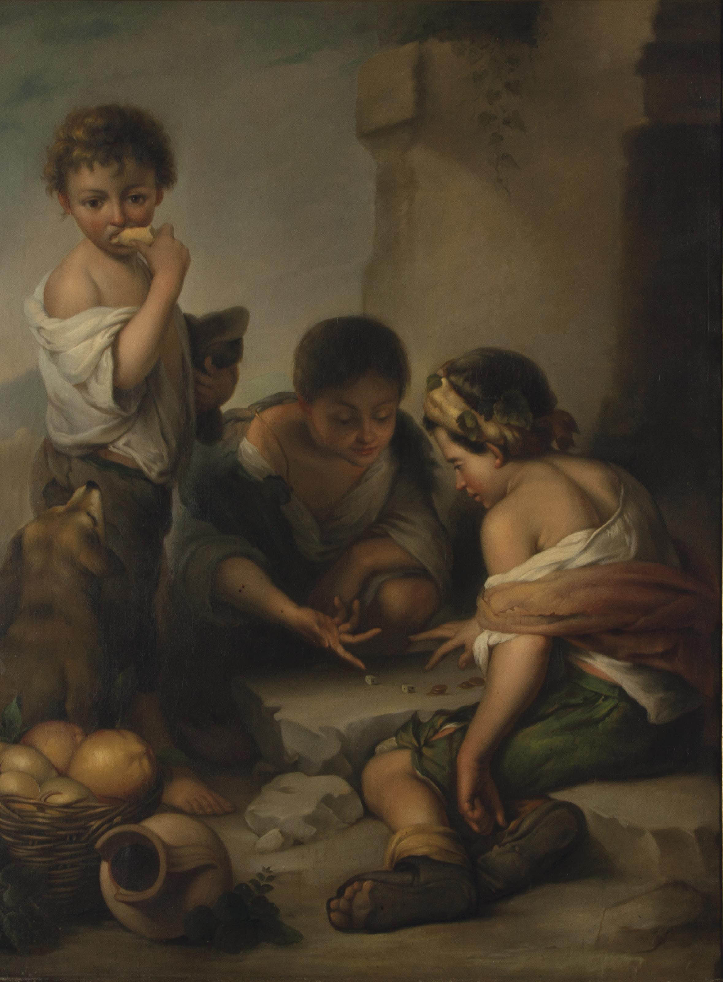 After Bartolome Esteban Murillo Street Children Playing A Game