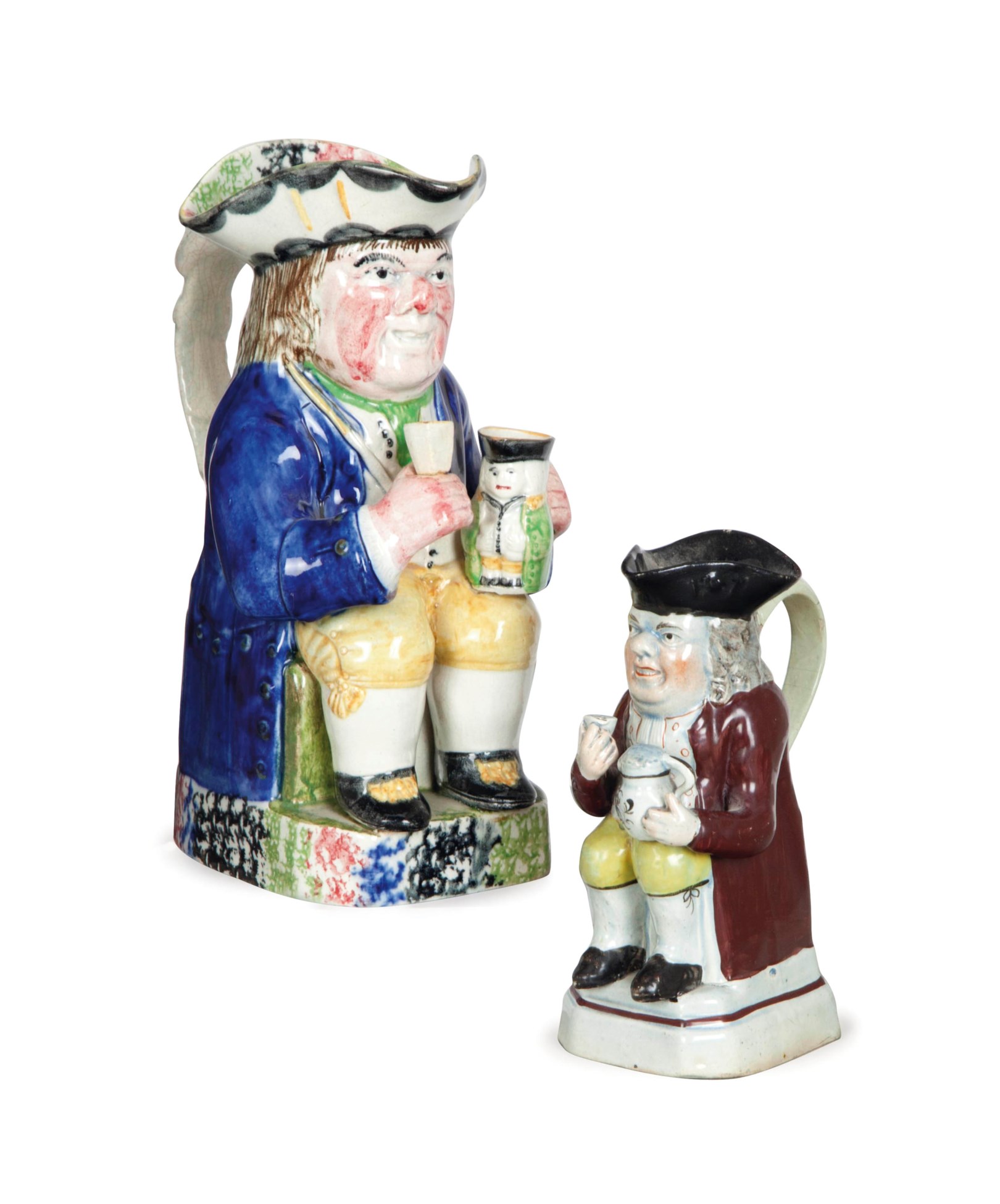 TWO ENGLISH TOBY JUGS, Christie's