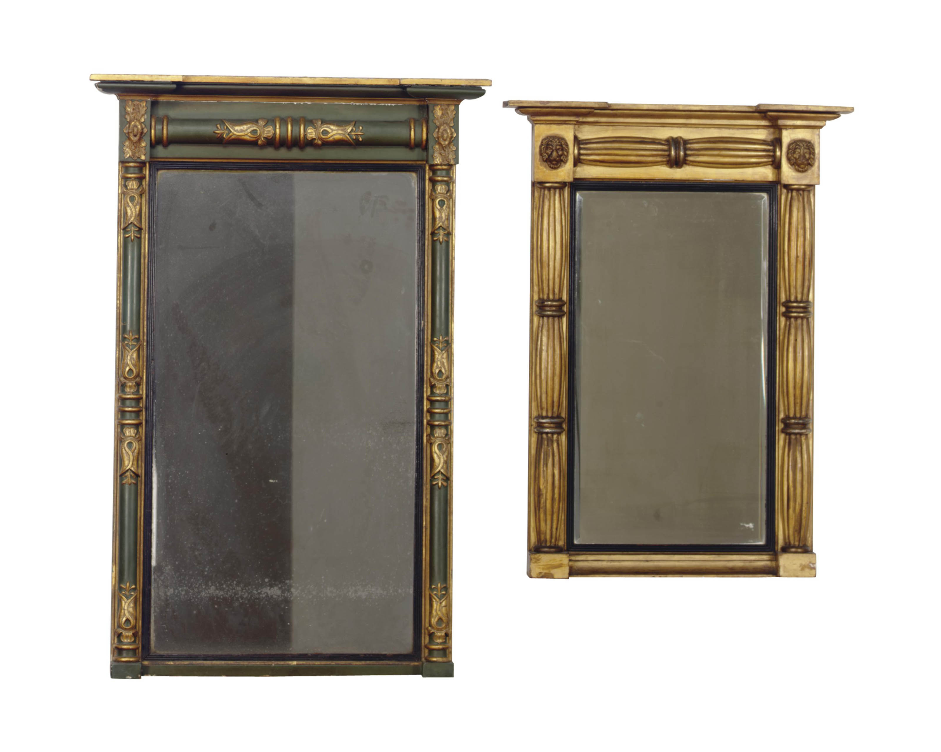 TWO AMERICAN CLASSICAL MIRRORS, , MID 19TH CENTURY, Christie's