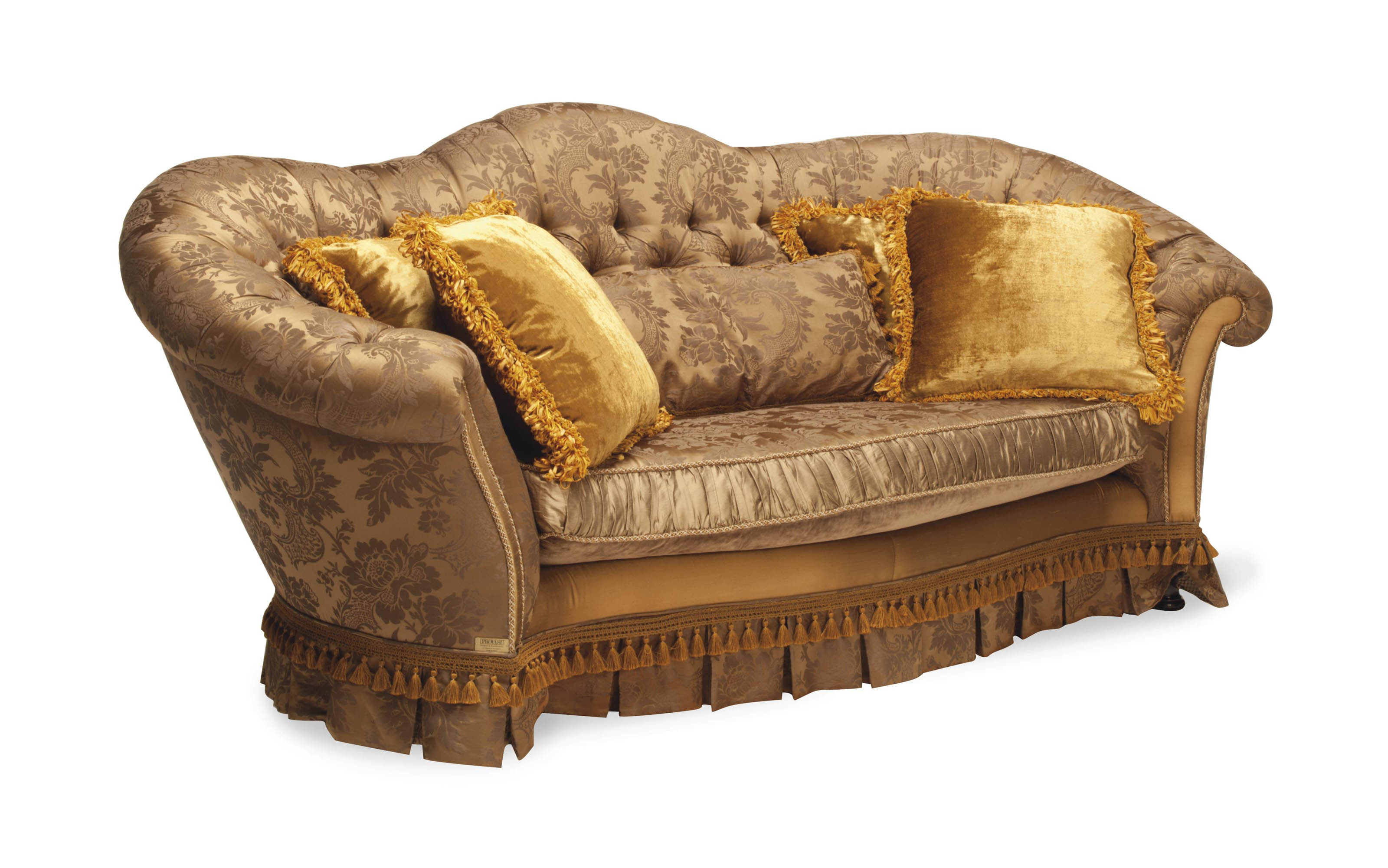 A Button Tufted Chocolate Brown Silk And Taupe Sofa Check out our sofa buttons selection for the very best in unique or custom, handmade pieces from our craft supplies & tools shops. christie s