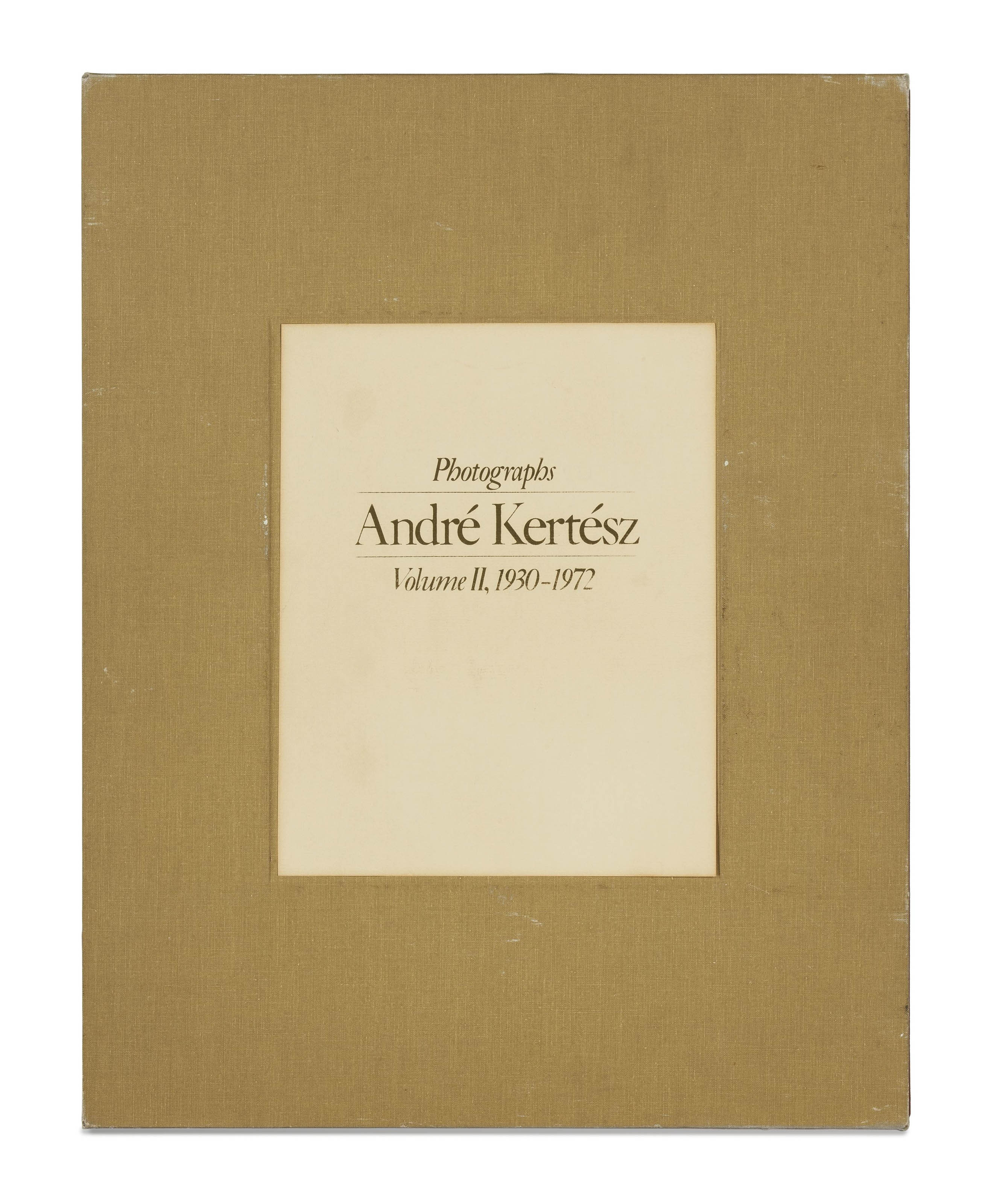 ANDRÉ KERTÉSZ (1894-1985)