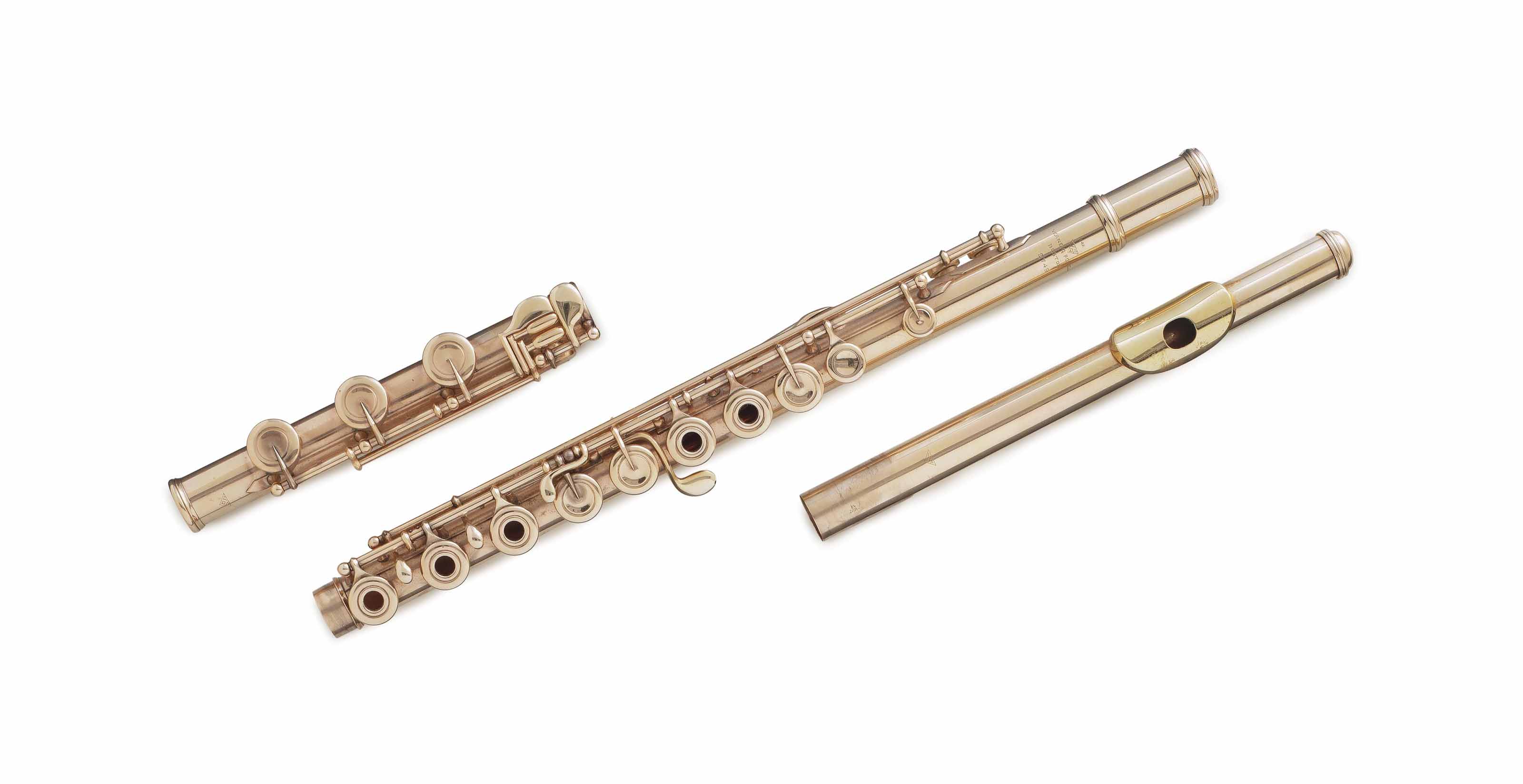 VERNE Q. POWELL FLUTES, INC. , A GOLD FLUTE, BOSTON, CIRCA 1967
